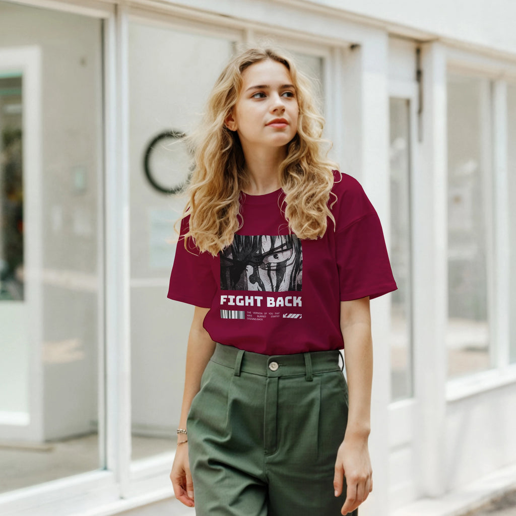 Fight Back - Dark: Unisex Crewneck Tee