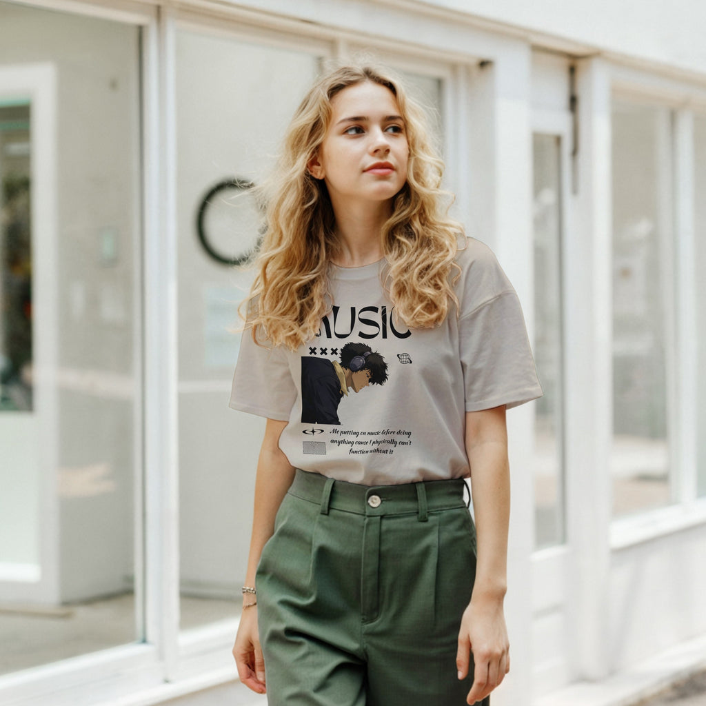 Music Isn’t a Phase : Unisex Crewneck Tee