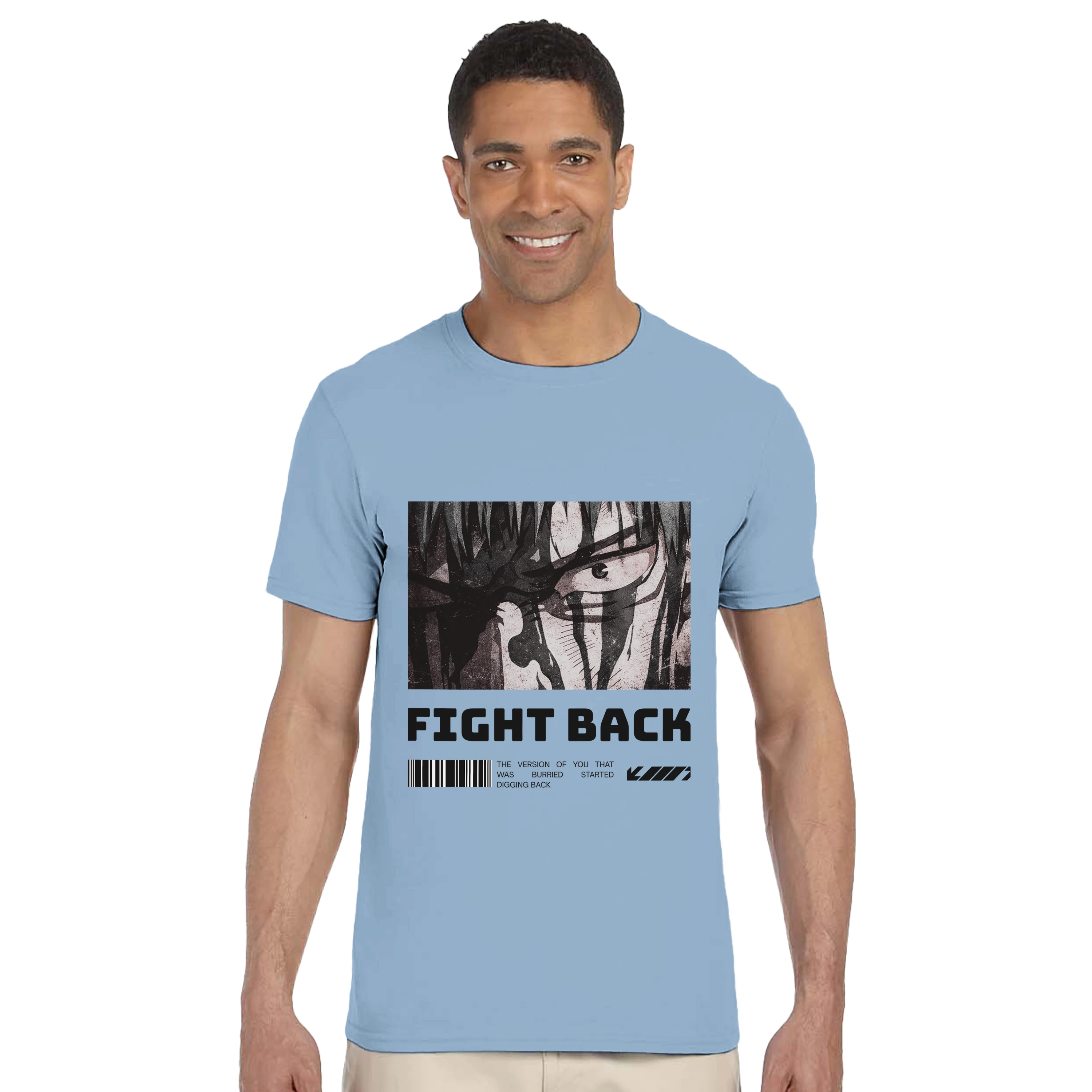 Fight Back - Light: Unisex Crewneck Tee