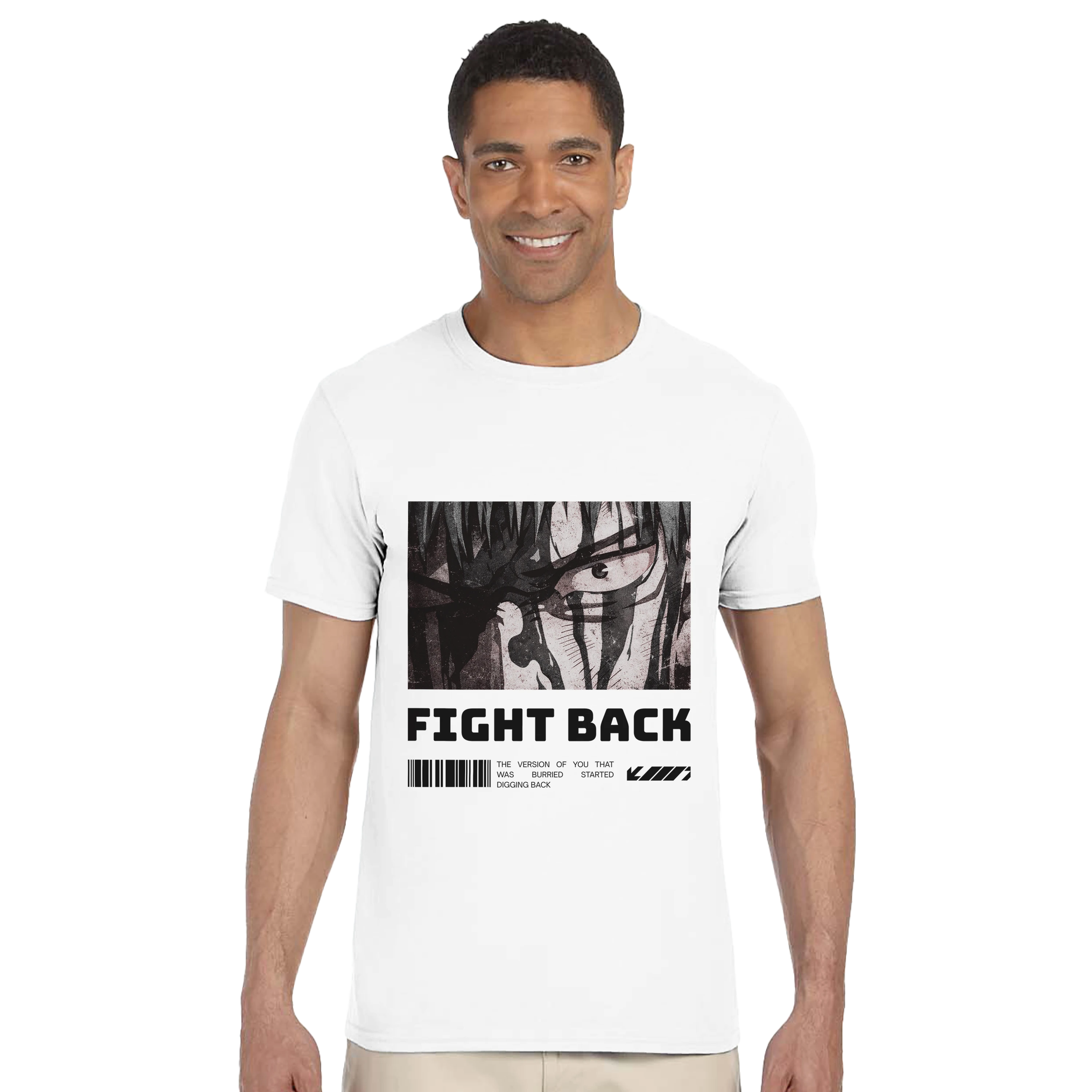 Fight Back - Light: Unisex Crewneck Tee