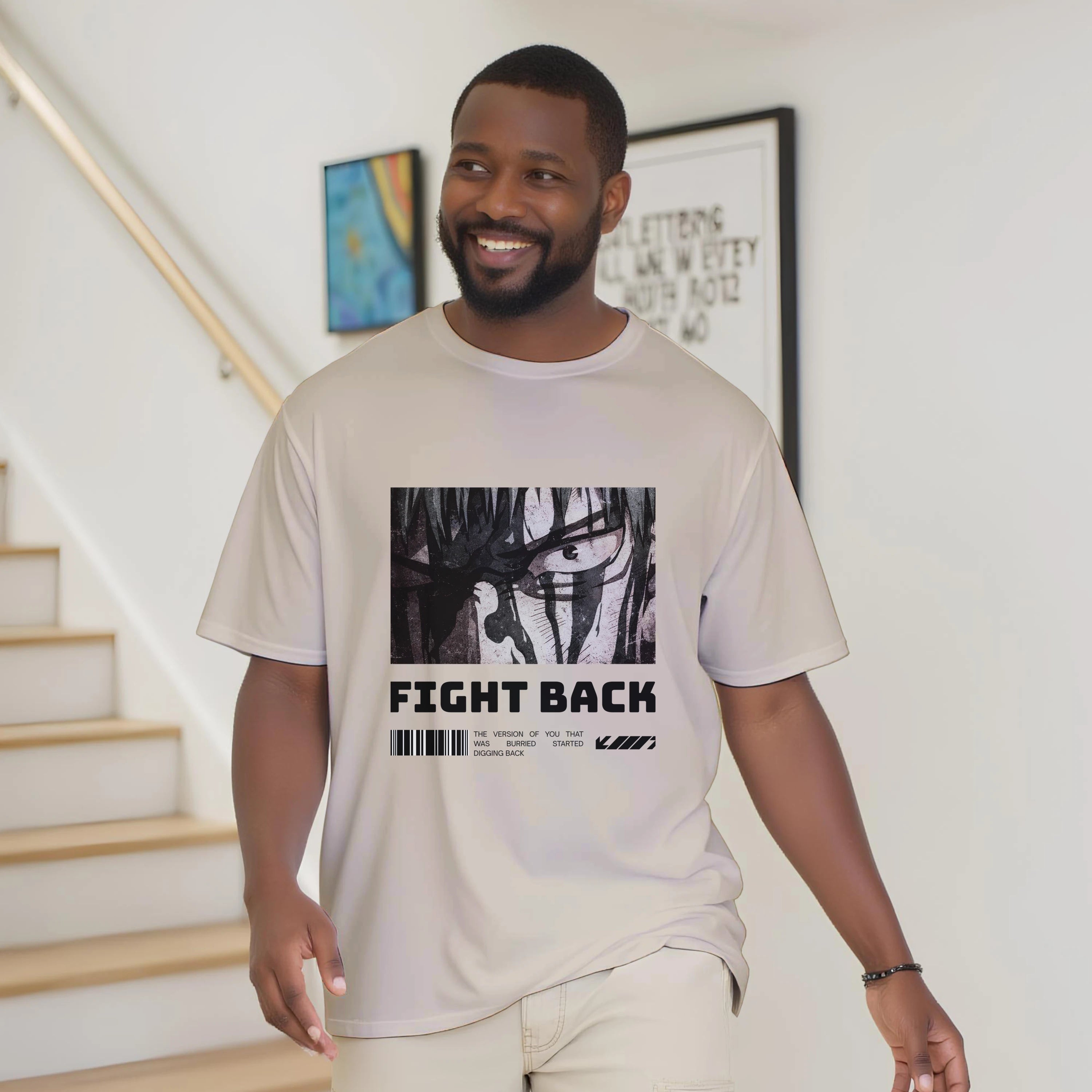 Fight Back - Light: Unisex Crewneck Tee