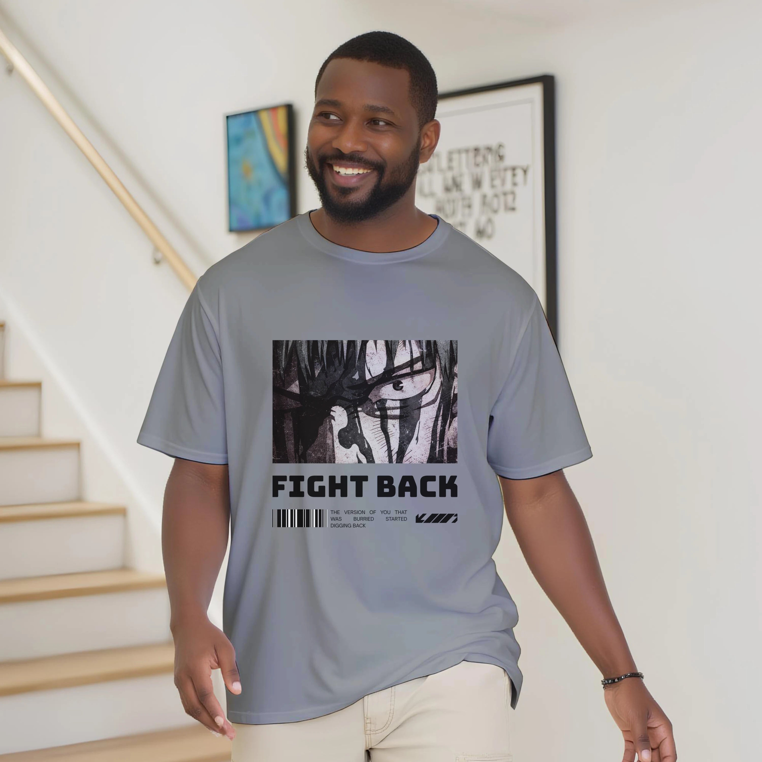Fight Back - Light: Unisex Crewneck Tee