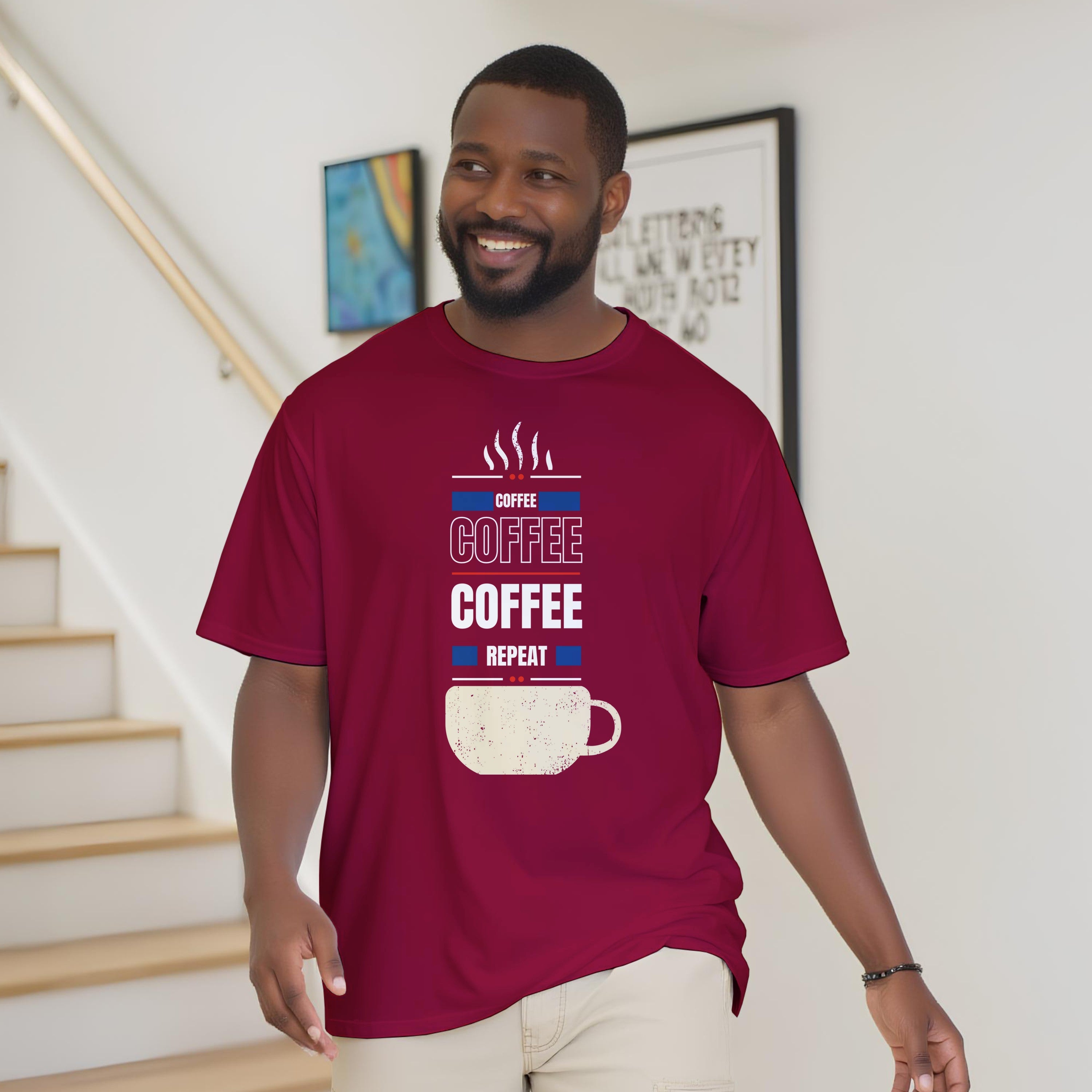 Fueled by Coffee: Unisex Crewneck Tee