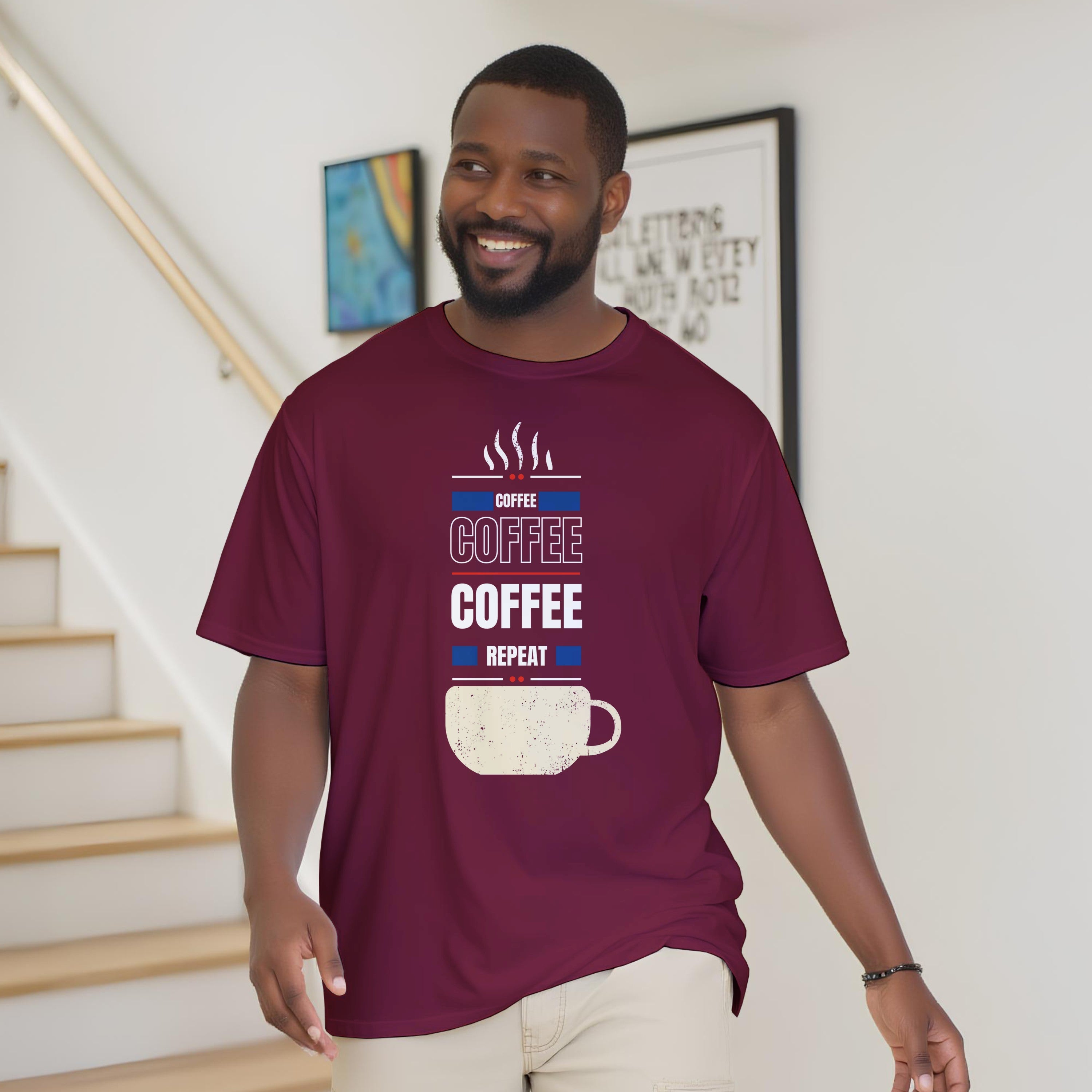 Fueled by Coffee: Unisex Crewneck Tee