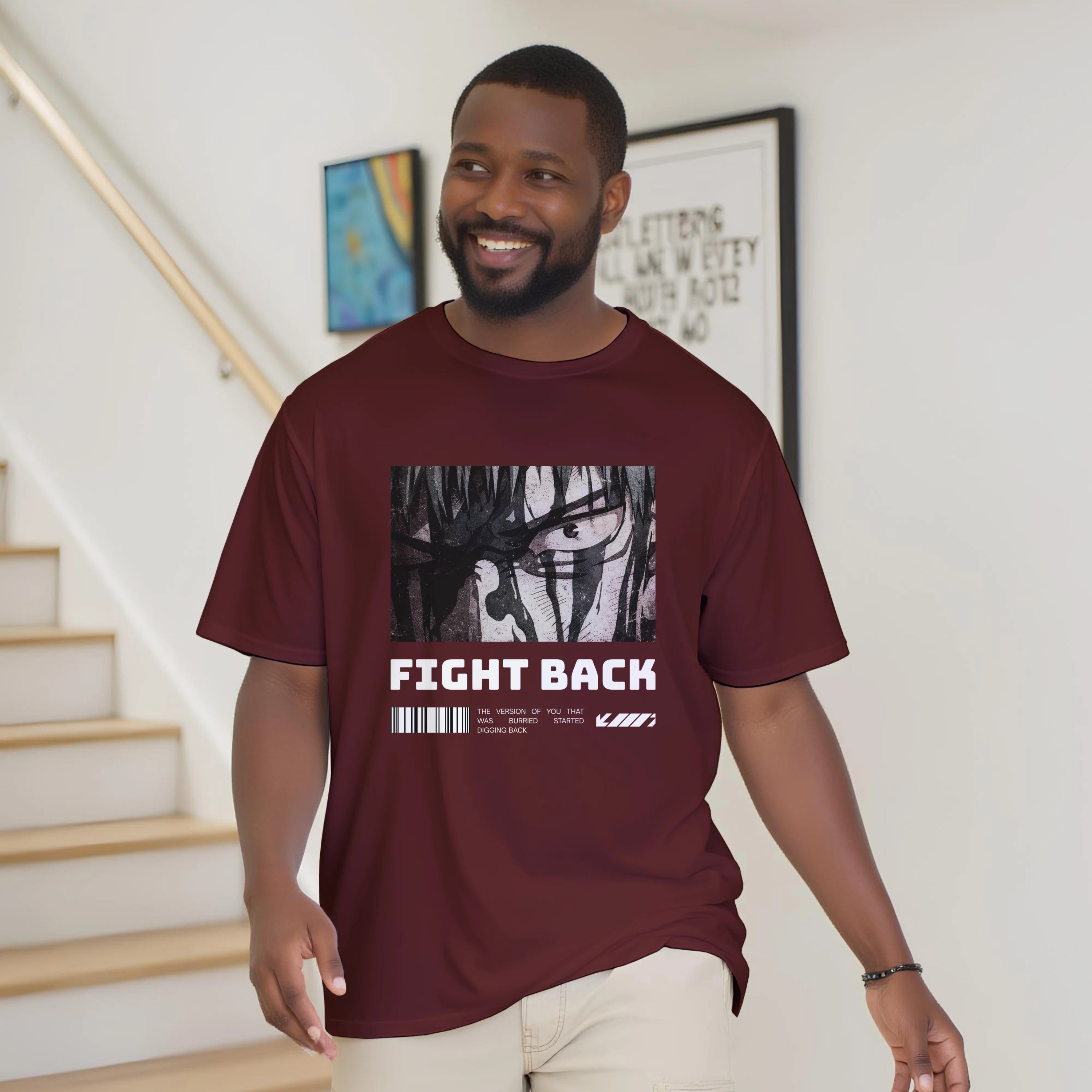 Fight Back - Dark: Unisex Crewneck Tee