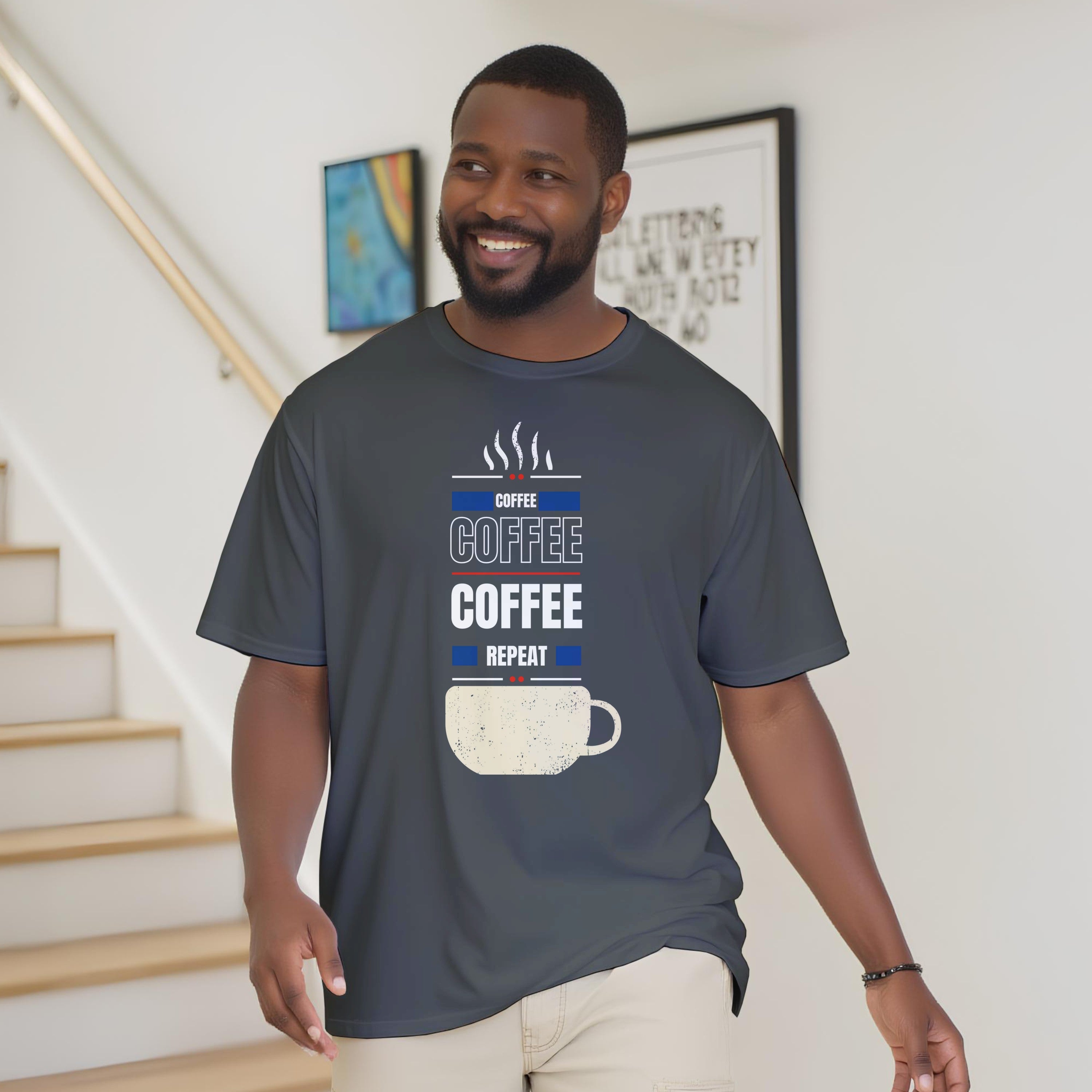 Fueled by Coffee: Unisex Crewneck Tee