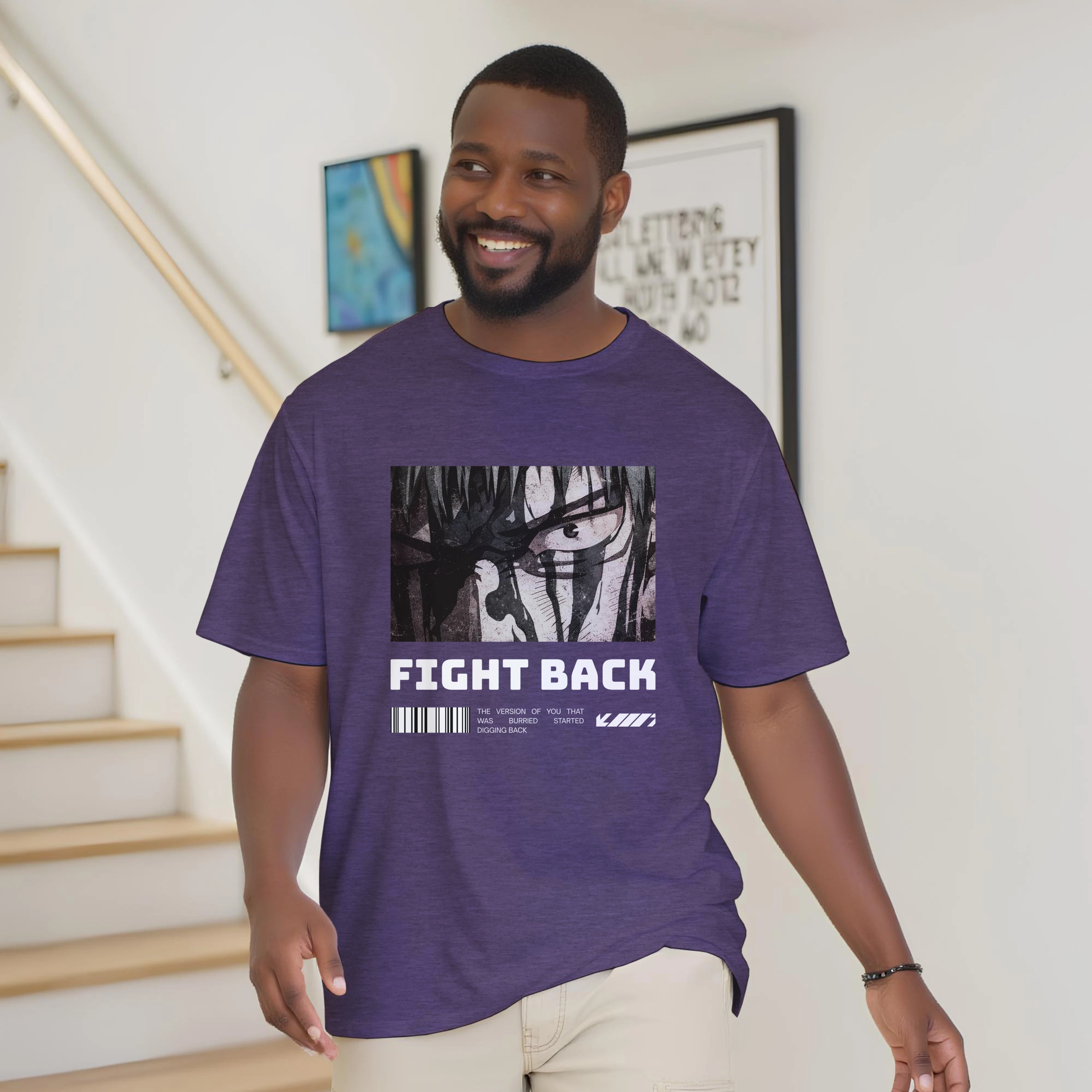 Fight Back - Dark: Unisex Crewneck Tee