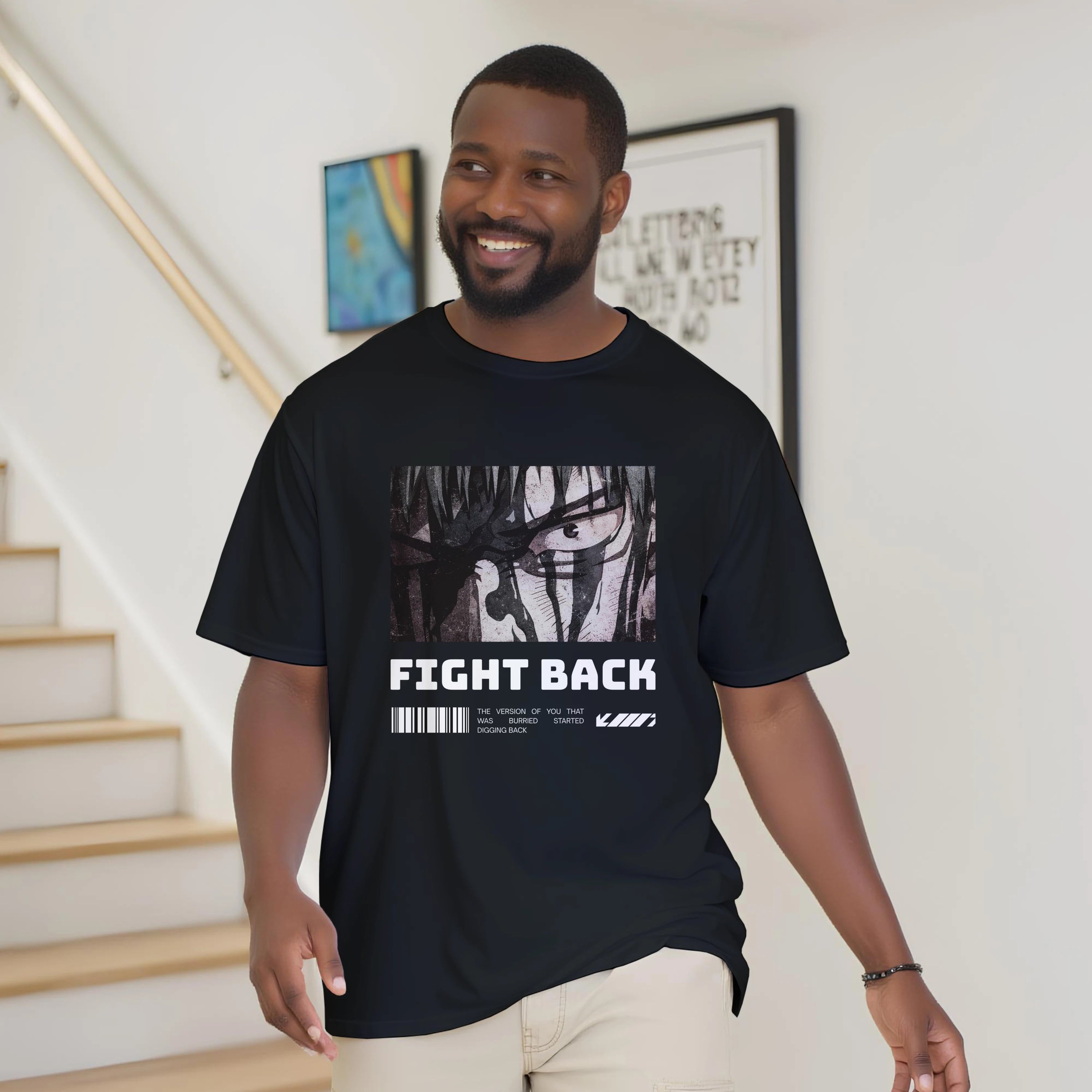 Fight Back - Dark: Unisex Crewneck Tee