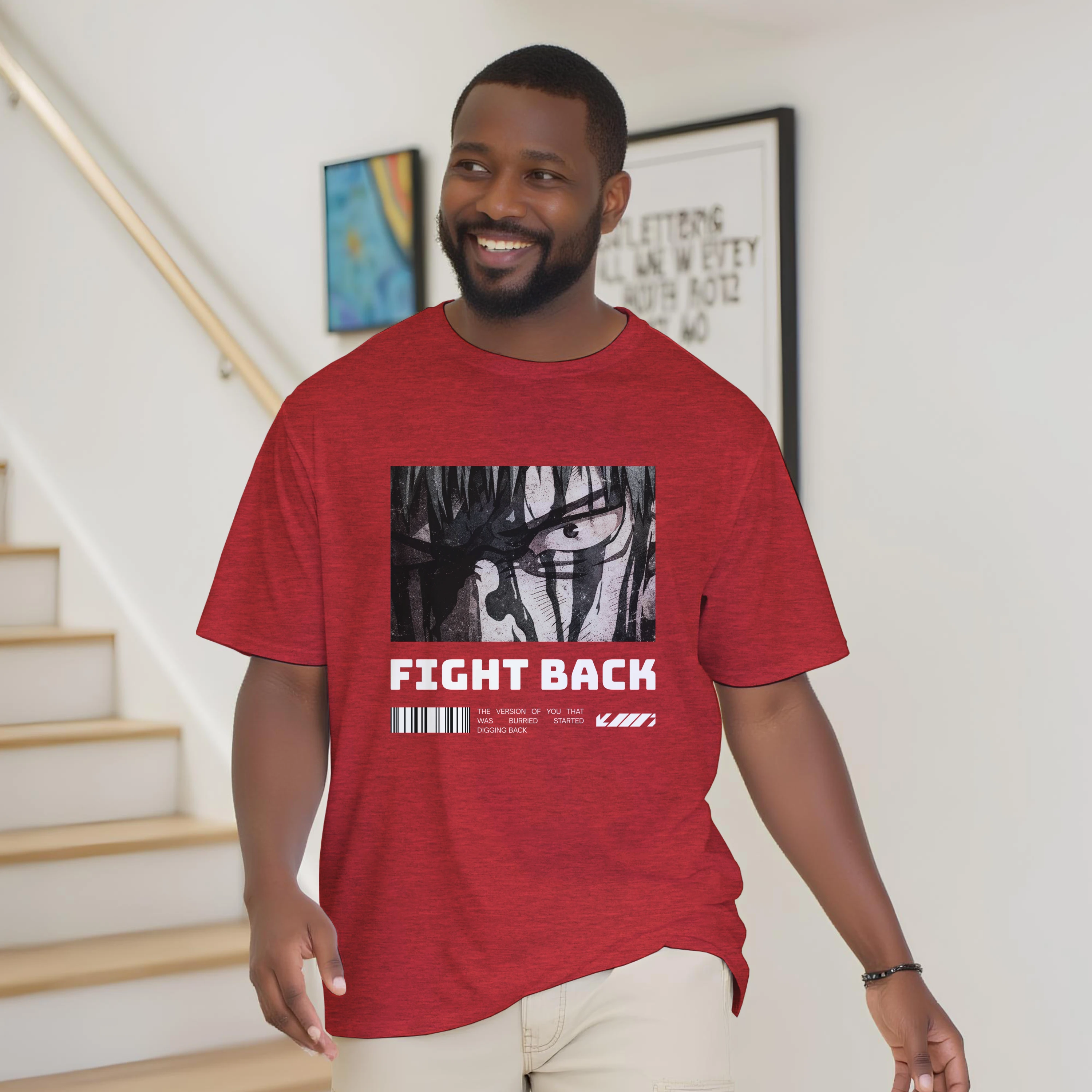 Fight Back - Dark: Unisex Crewneck Tee