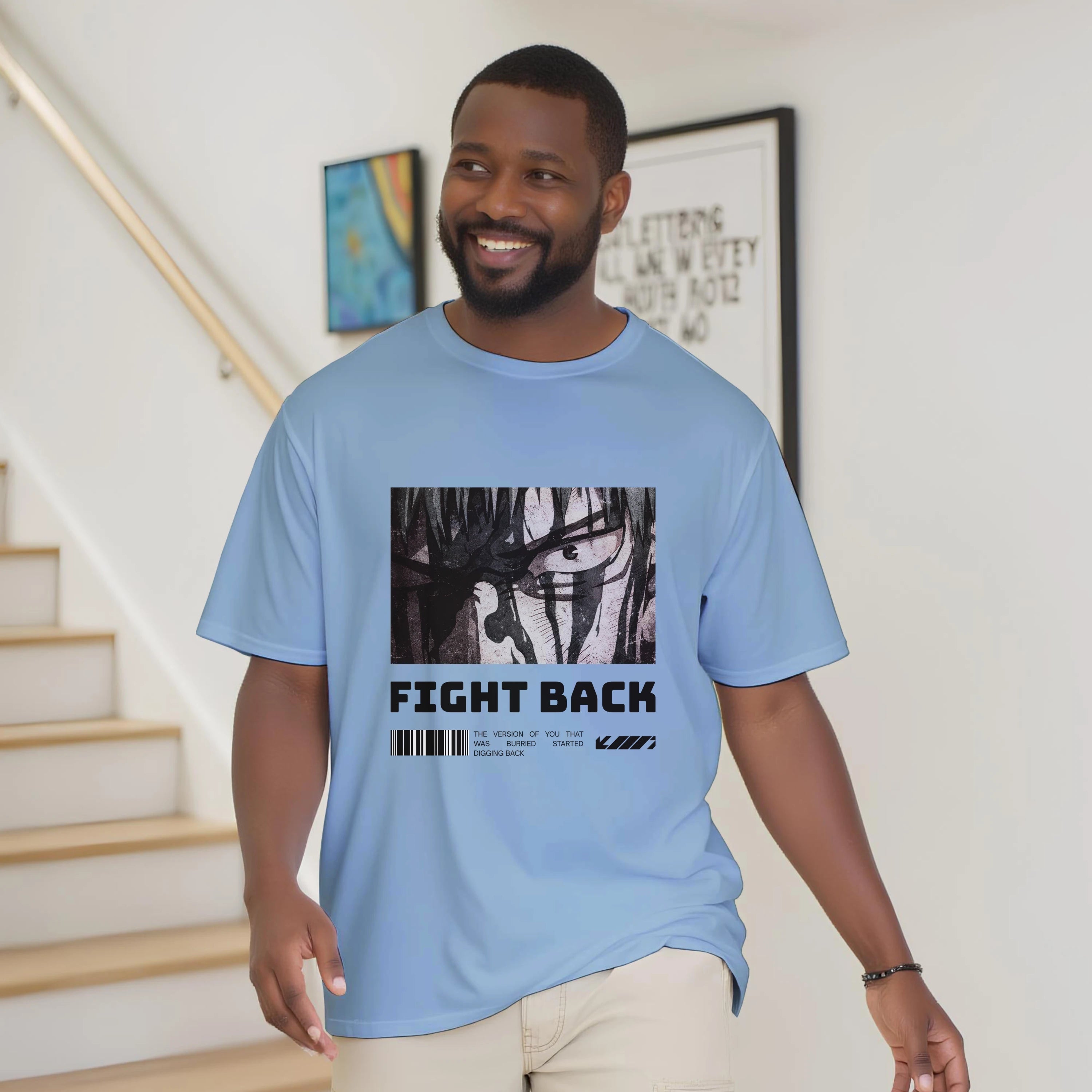 Fight Back - Light: Unisex Crewneck Tee