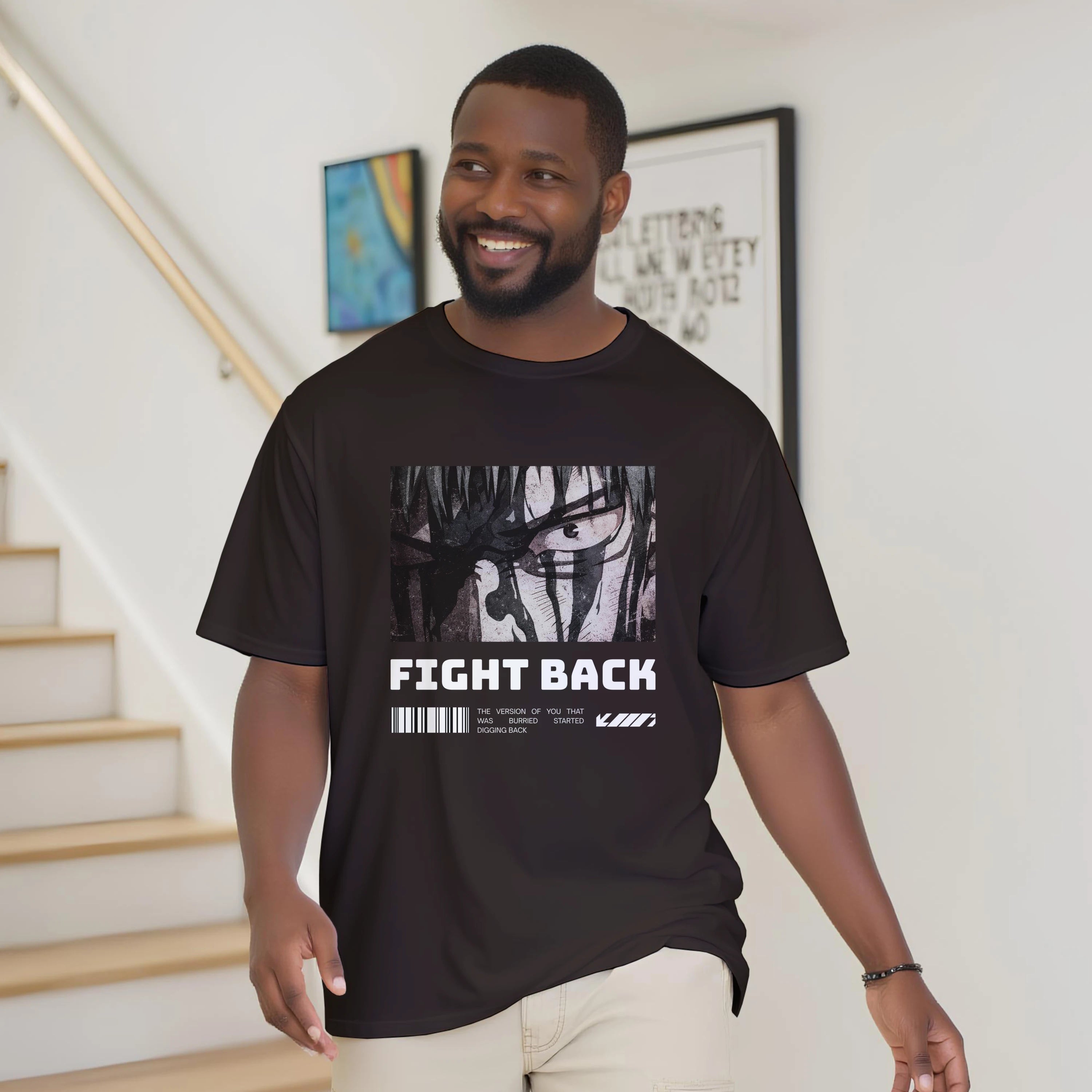 Fight Back - Dark: Unisex Crewneck Tee