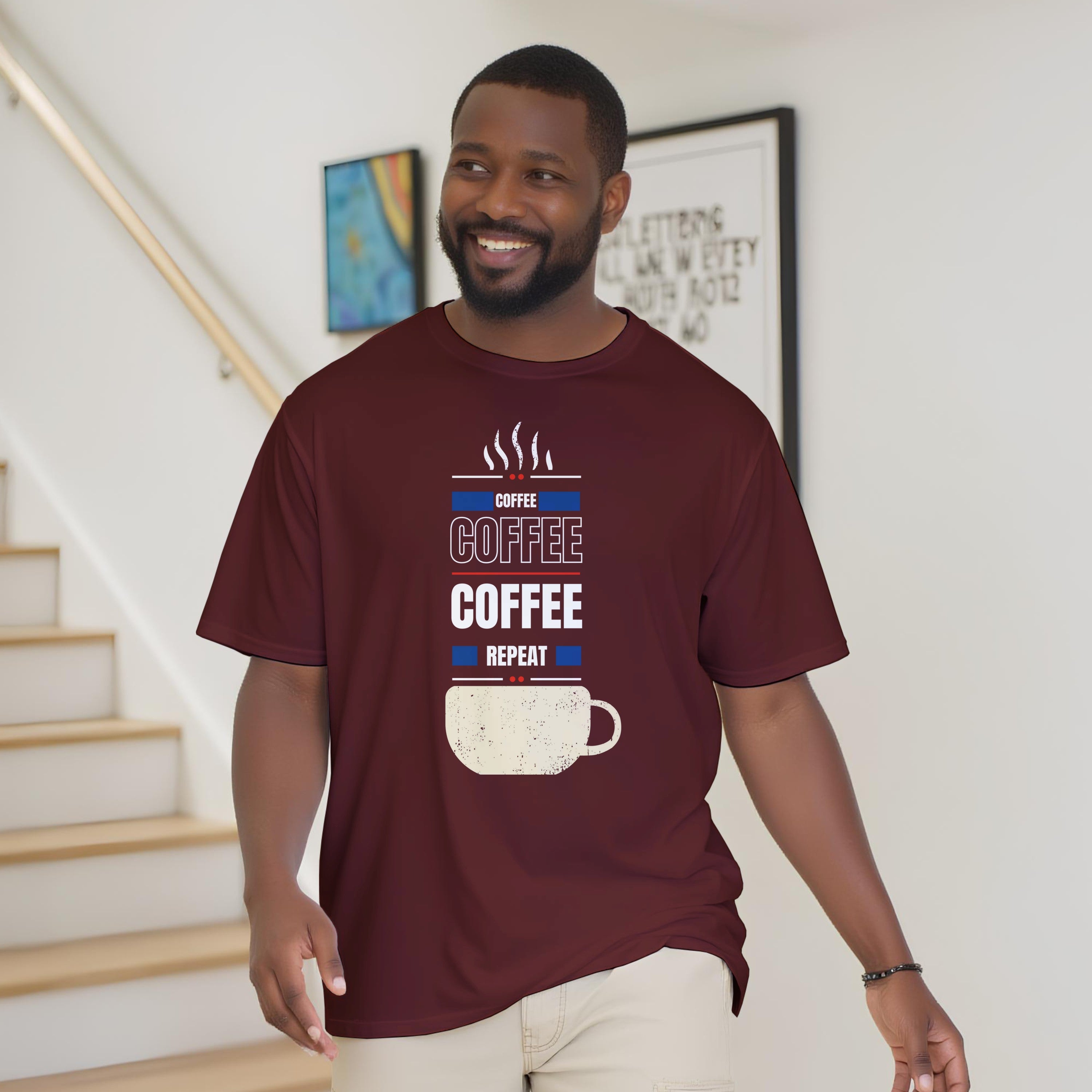 Fueled by Coffee: Unisex Crewneck Tee