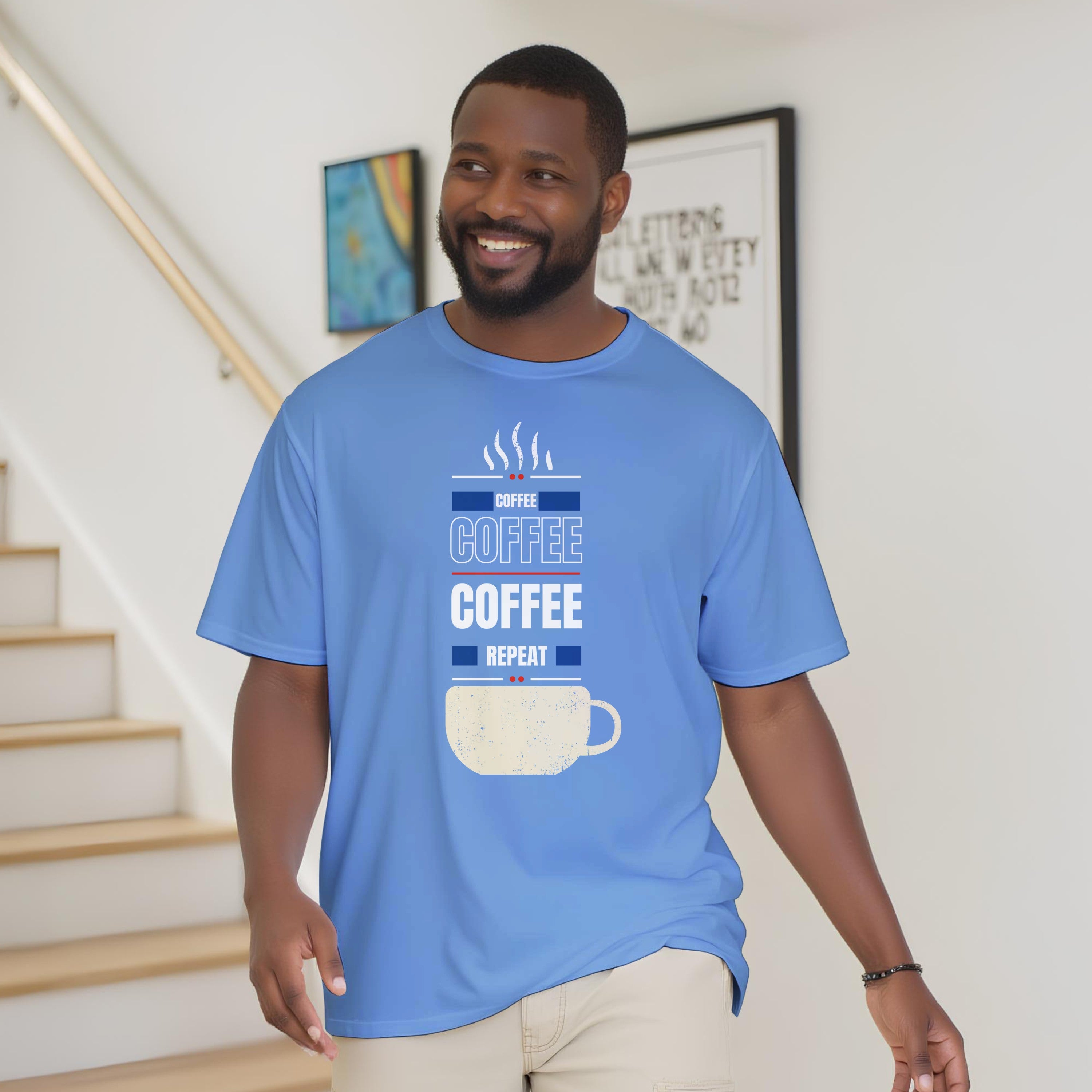 Fueled by Coffee: Unisex Crewneck Tee