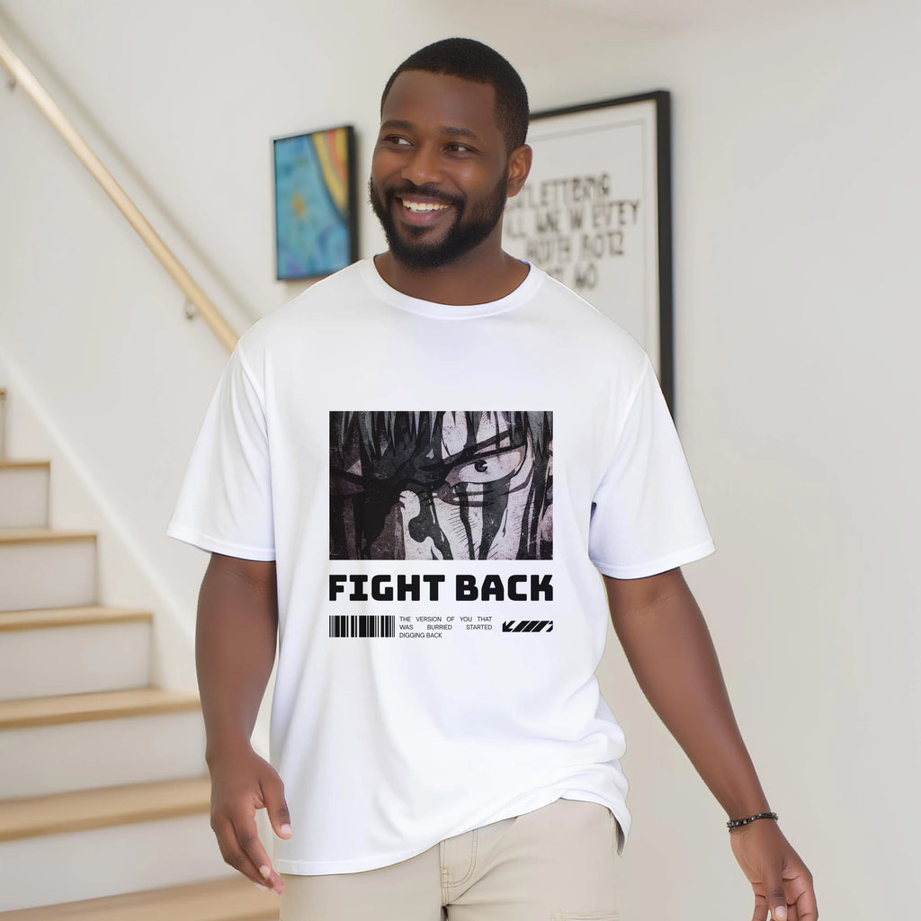 Fight Back - Light: Unisex Crewneck Tee