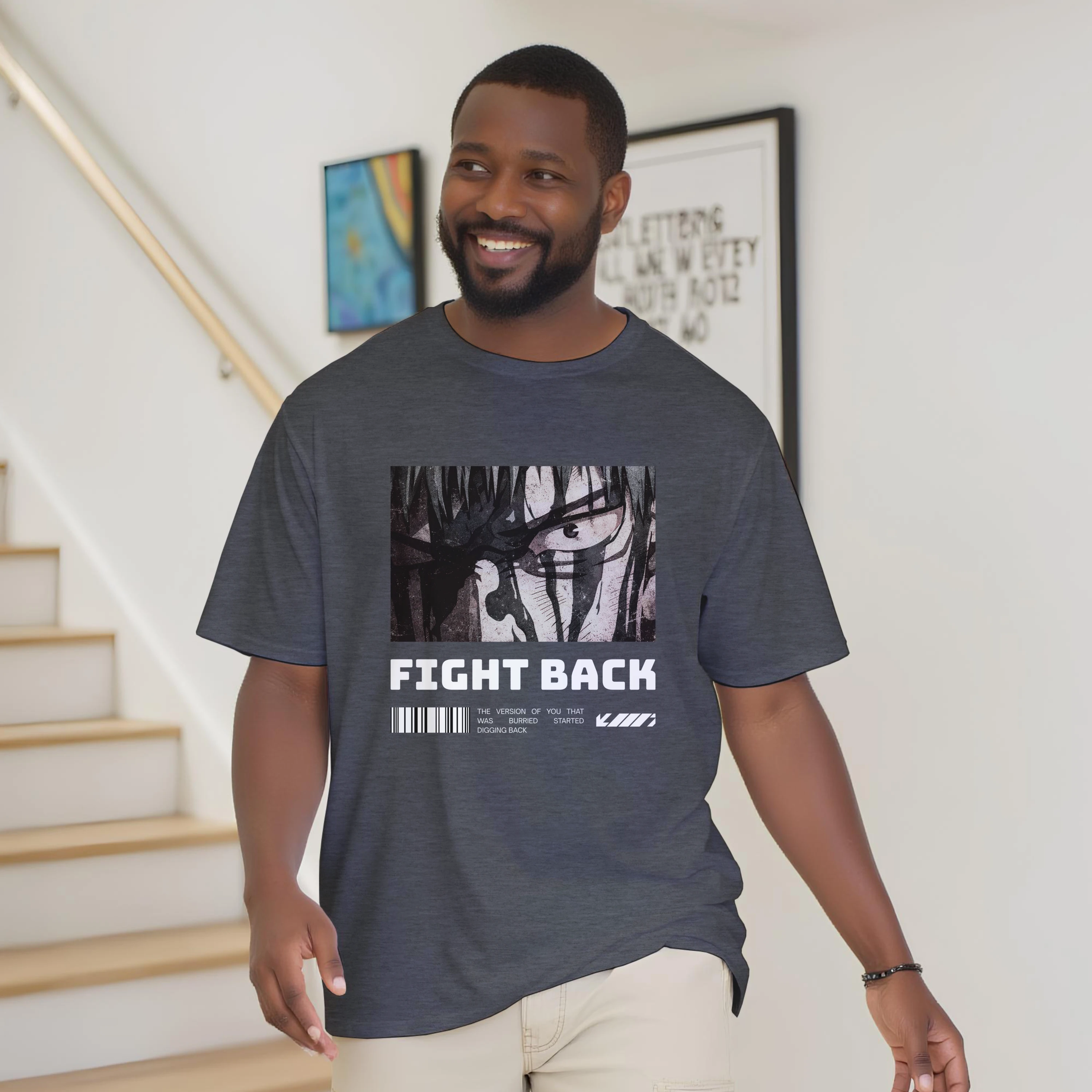Fight Back - Dark: Unisex Crewneck Tee
