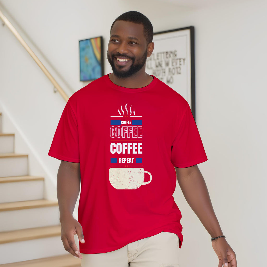 Fueled by Coffee: Unisex Crewneck Tee