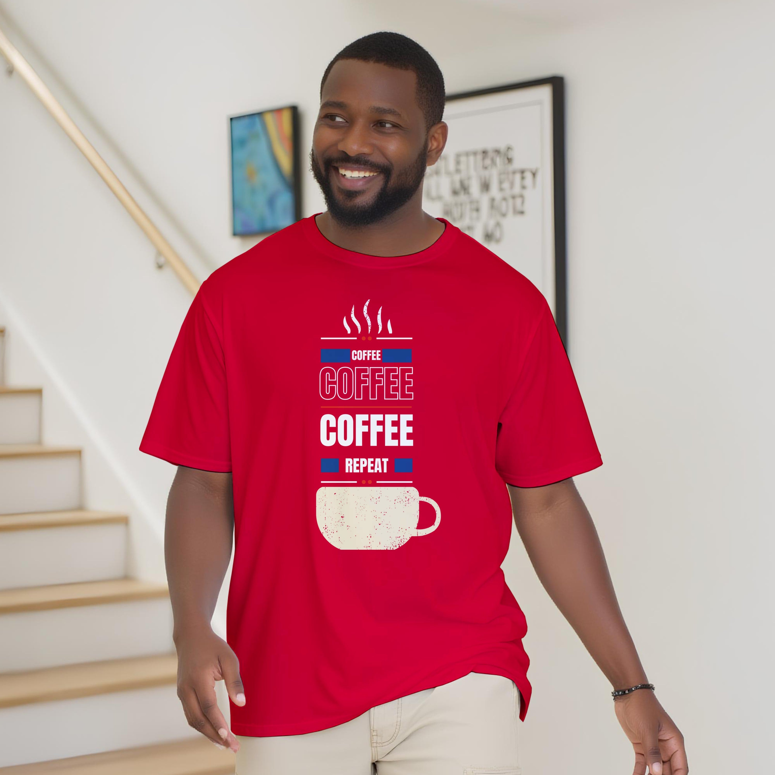 Fueled by Coffee: Unisex Crewneck Tee