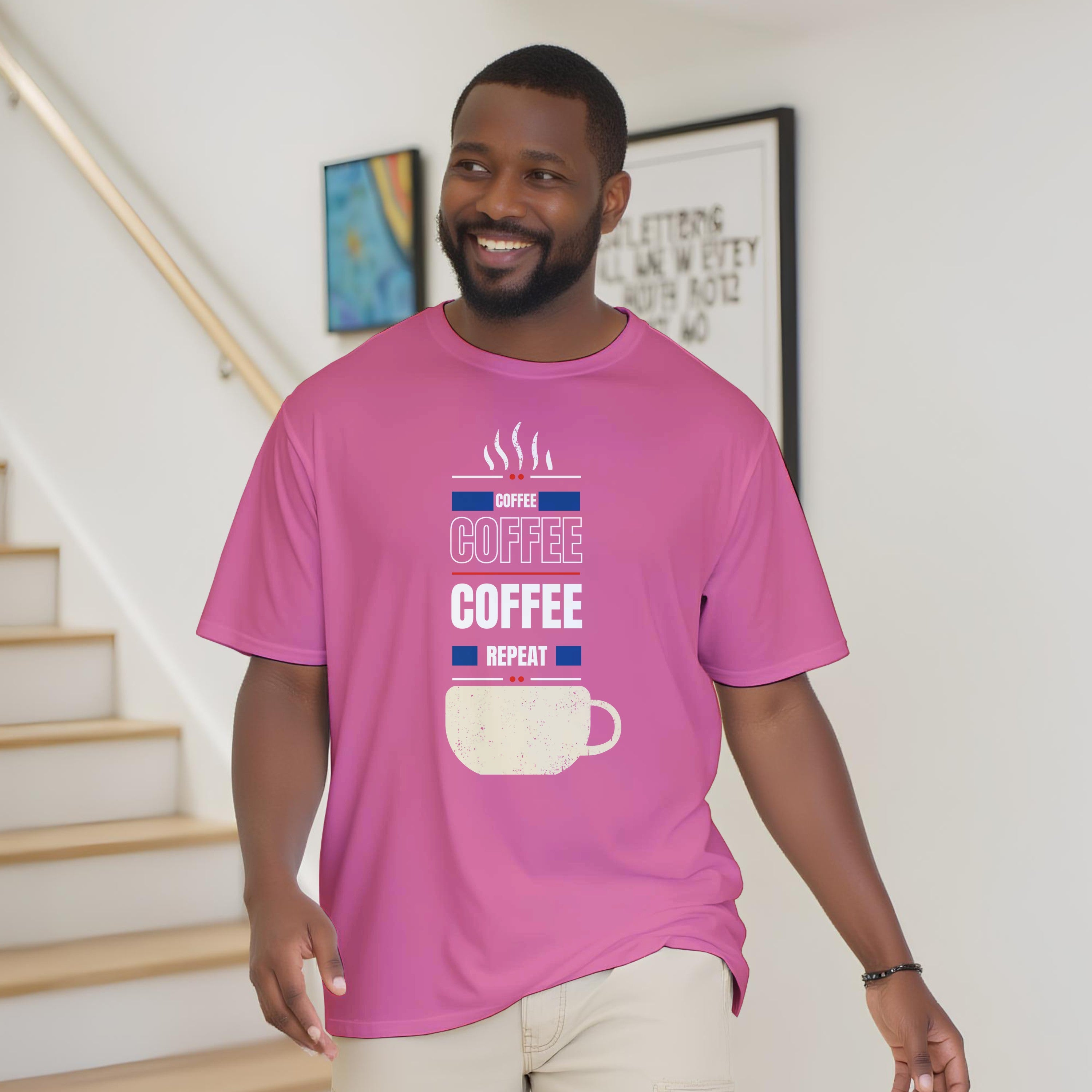 Fueled by Coffee: Unisex Crewneck Tee