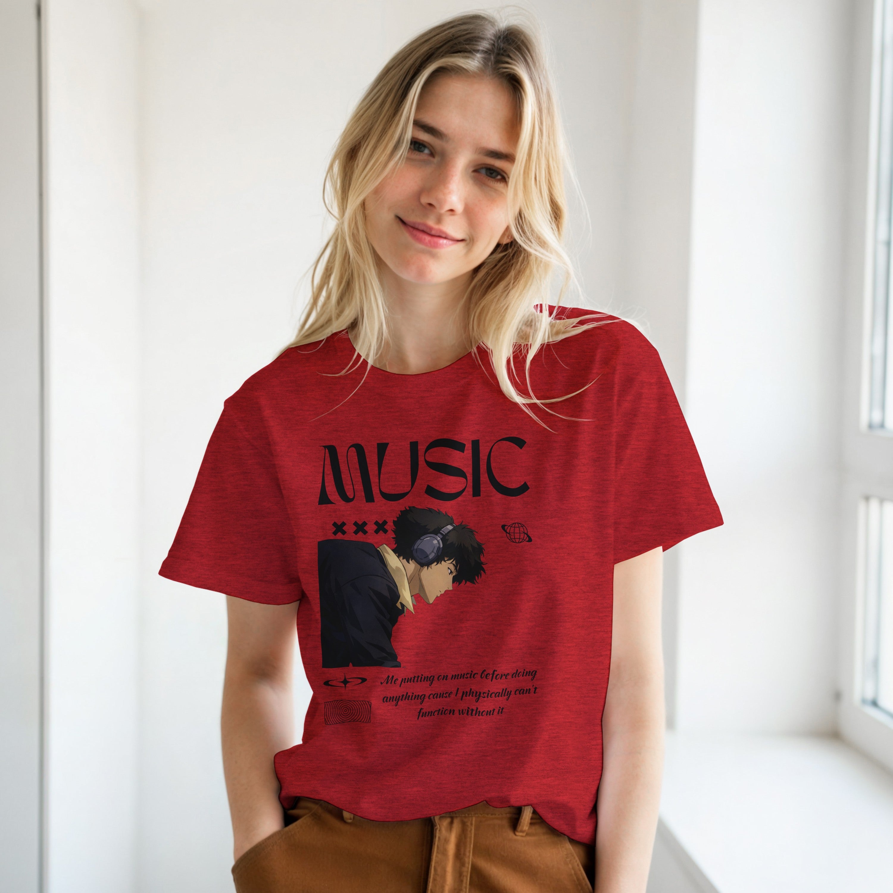 Music Isn’t a Phase : Unisex Crewneck Tee