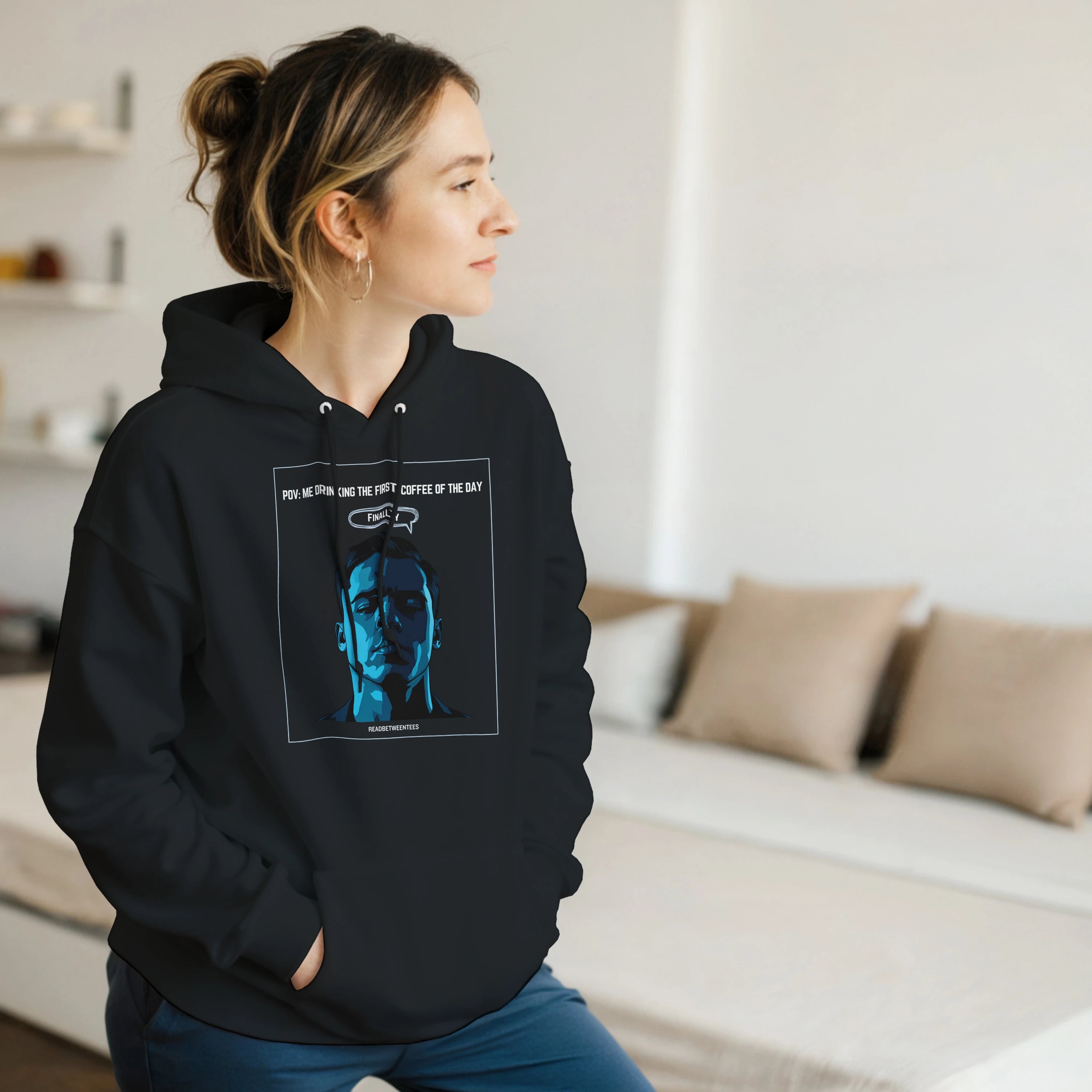 Finally Awake: Unisex Pullover Hoodie