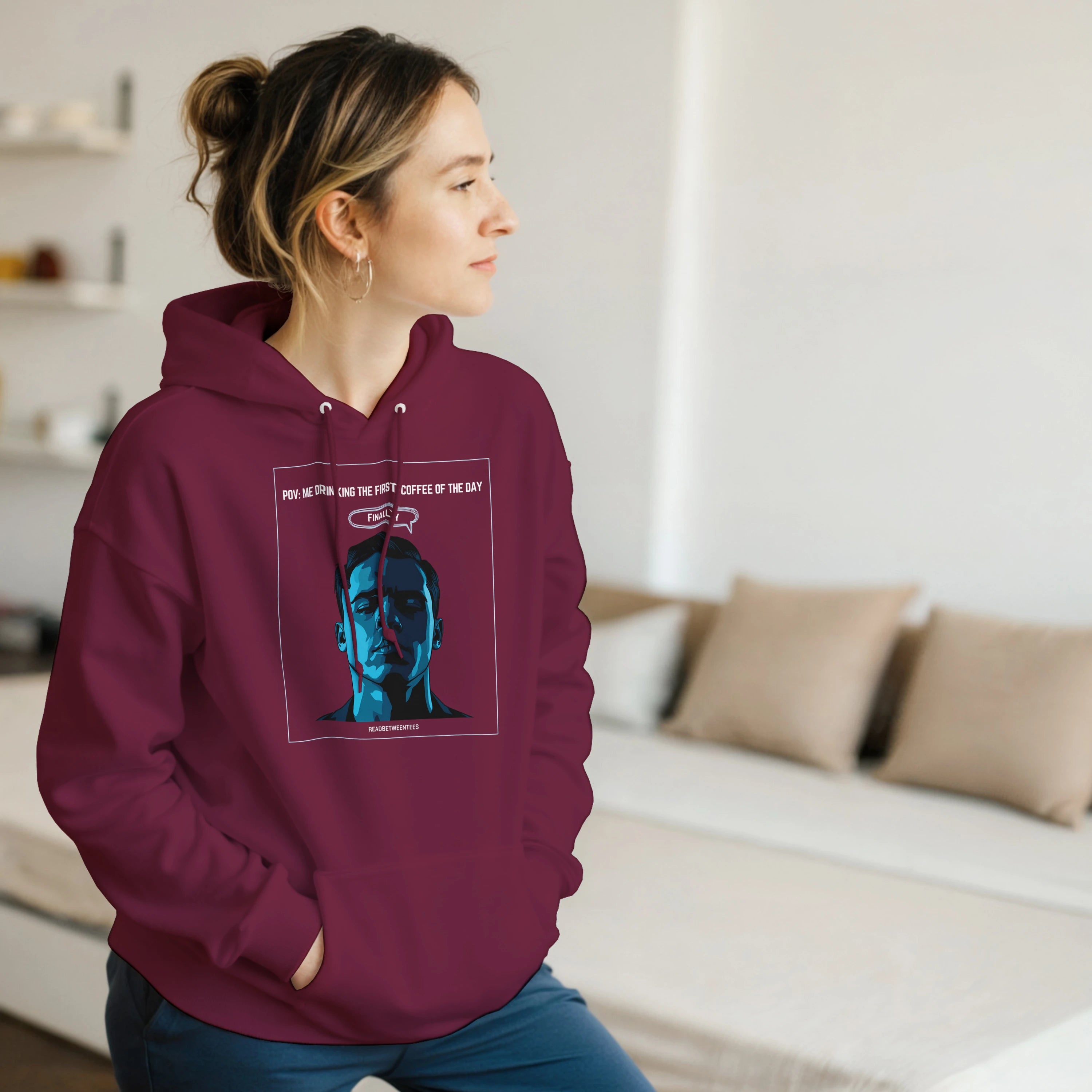Finally Awake: Unisex Pullover Hoodie