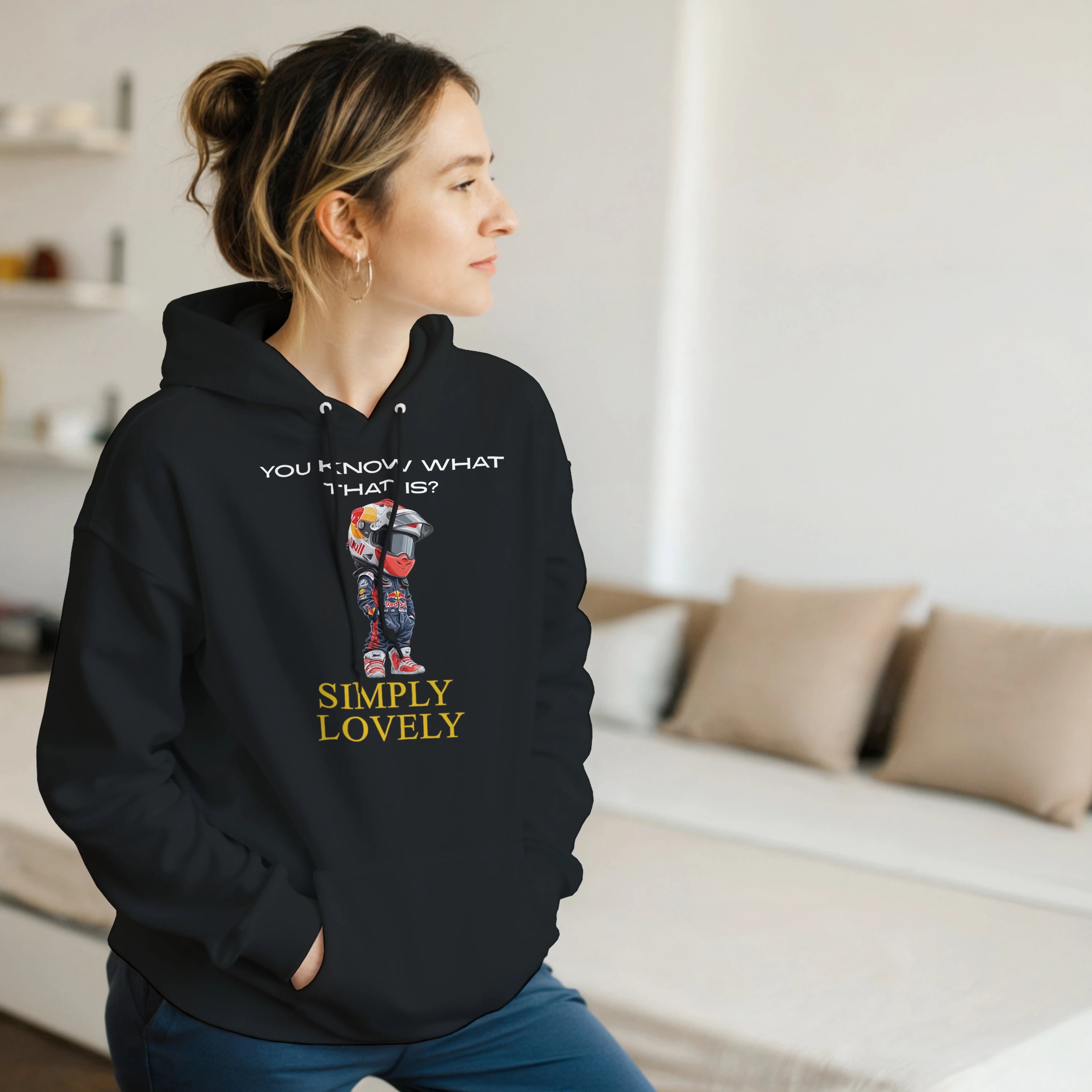 Simply Lovely: Unisex Pullover Hoodie