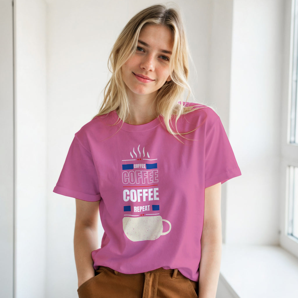 Fueled by Coffee: Unisex Crewneck Tee