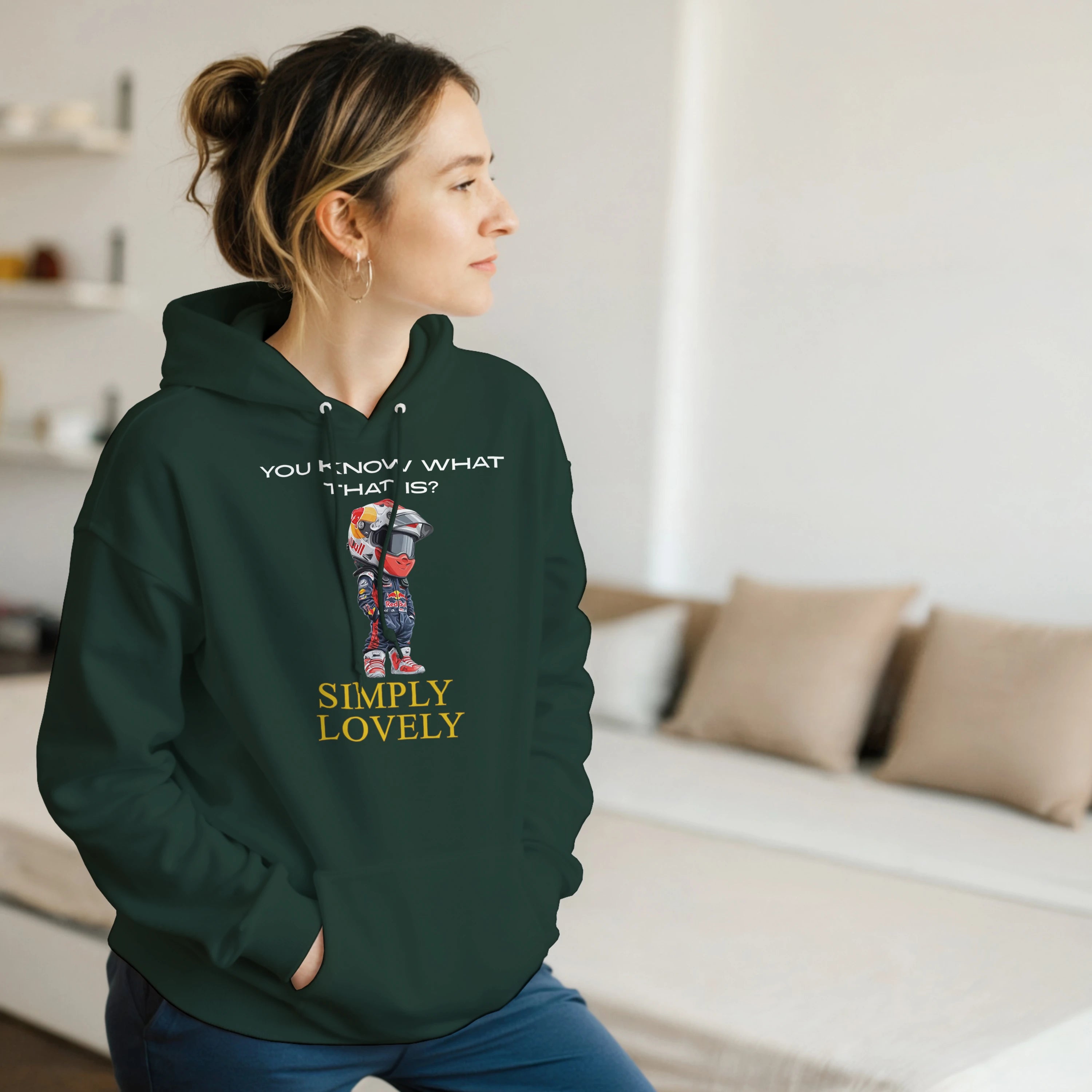 Simply Lovely: Unisex Pullover Hoodie