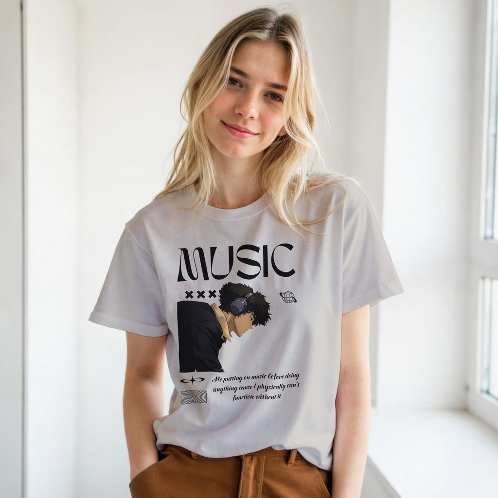 Music Isn’t a Phase : Unisex Crewneck Tee