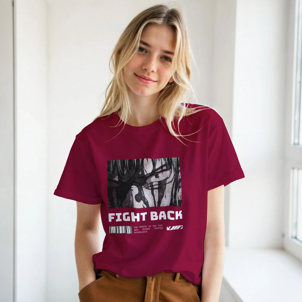 Fight Back - Dark: Unisex Crewneck Tee