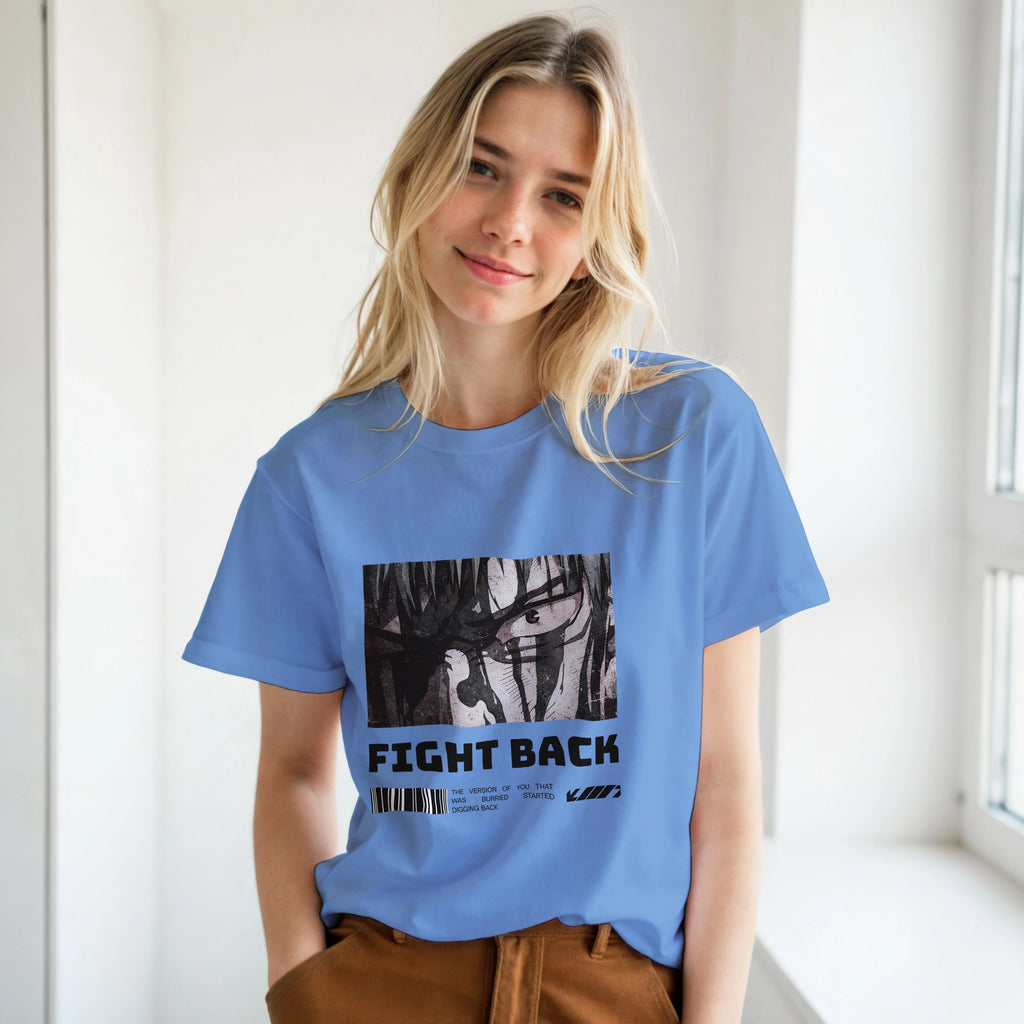 Fight Back - Light: Unisex Crewneck Tee