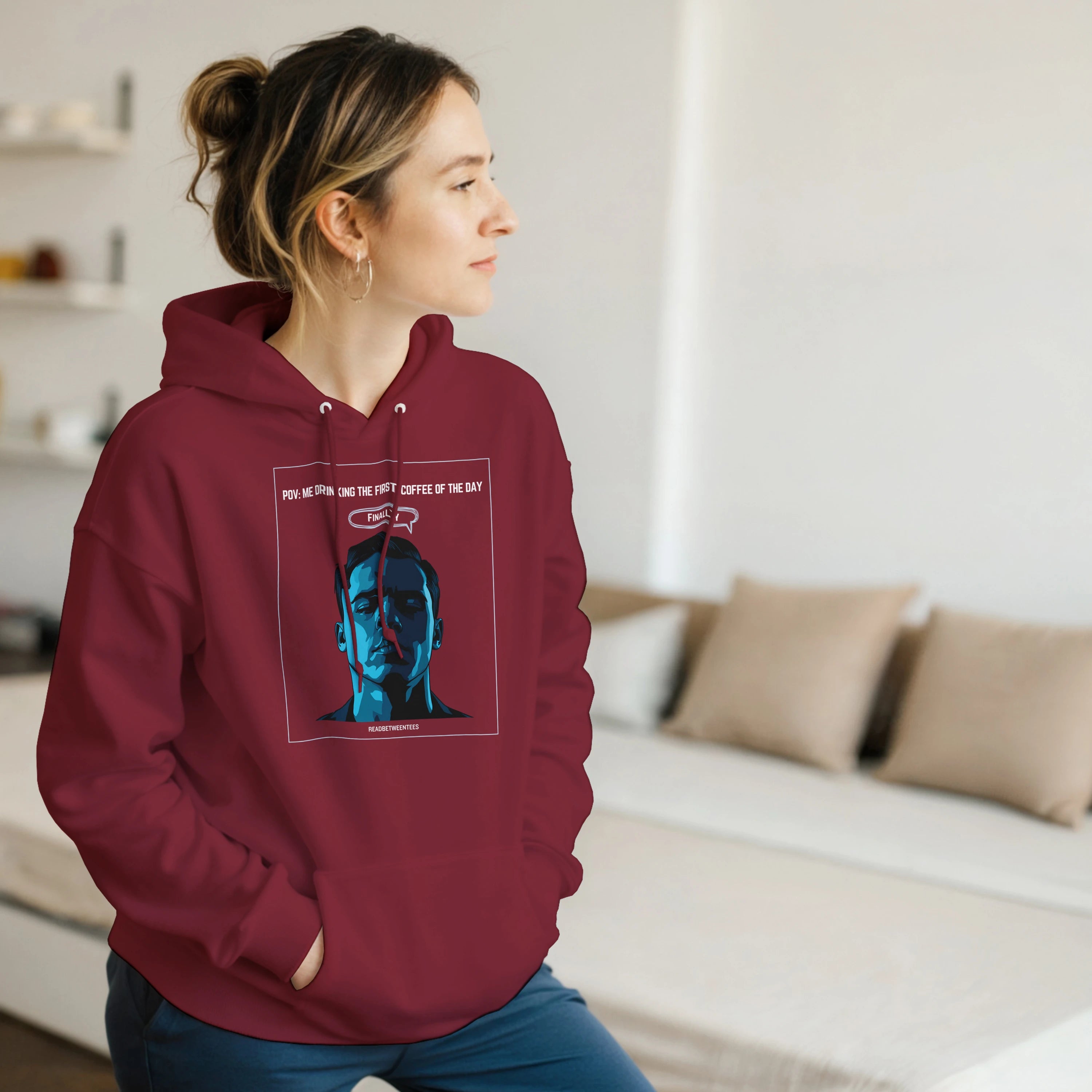 Finally Awake: Unisex Pullover Hoodie