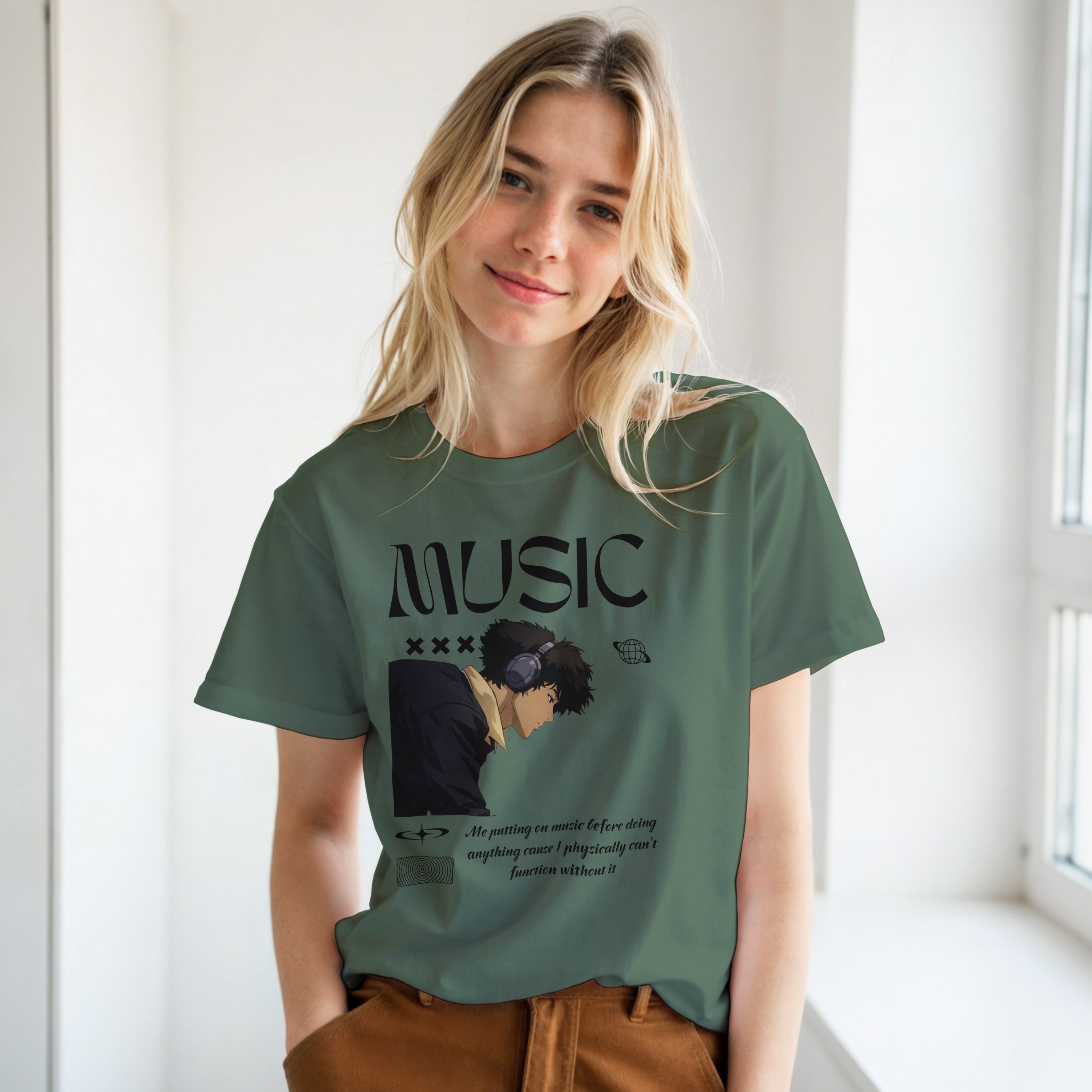 Music Isn’t a Phase : Unisex Crewneck Tee