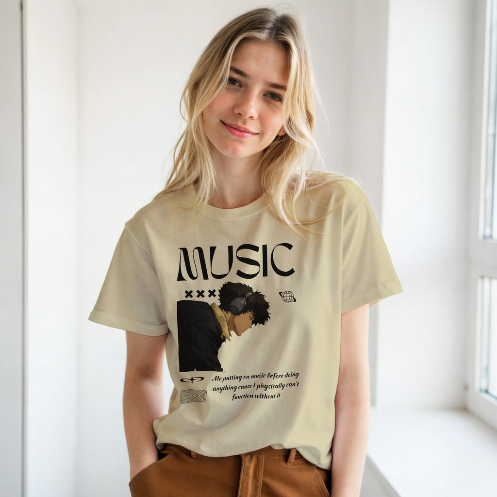 Music Isn’t a Phase : Unisex Crewneck Tee
