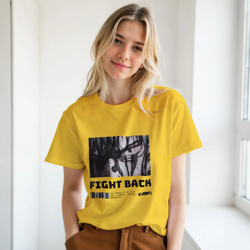 Fight Back - Light: Unisex Crewneck Tee