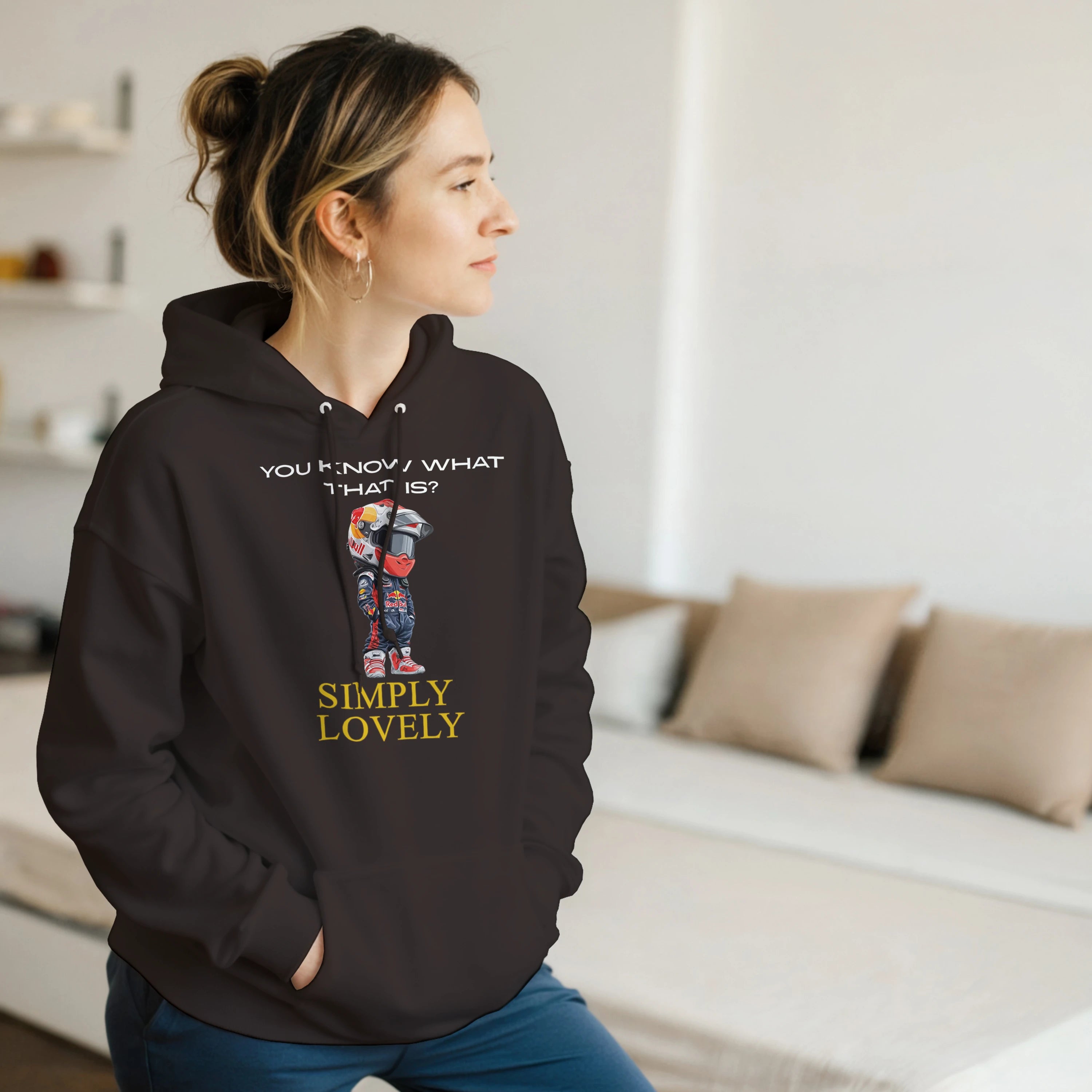 Simply Lovely: Unisex Pullover Hoodie