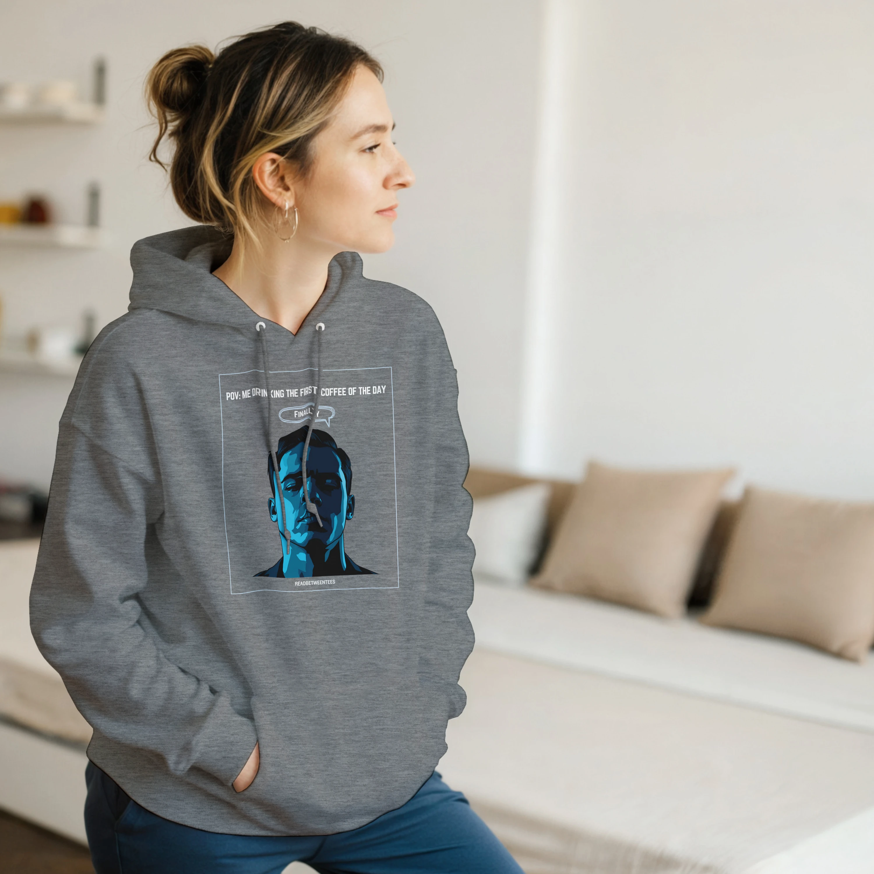 Finally Awake: Unisex Pullover Hoodie