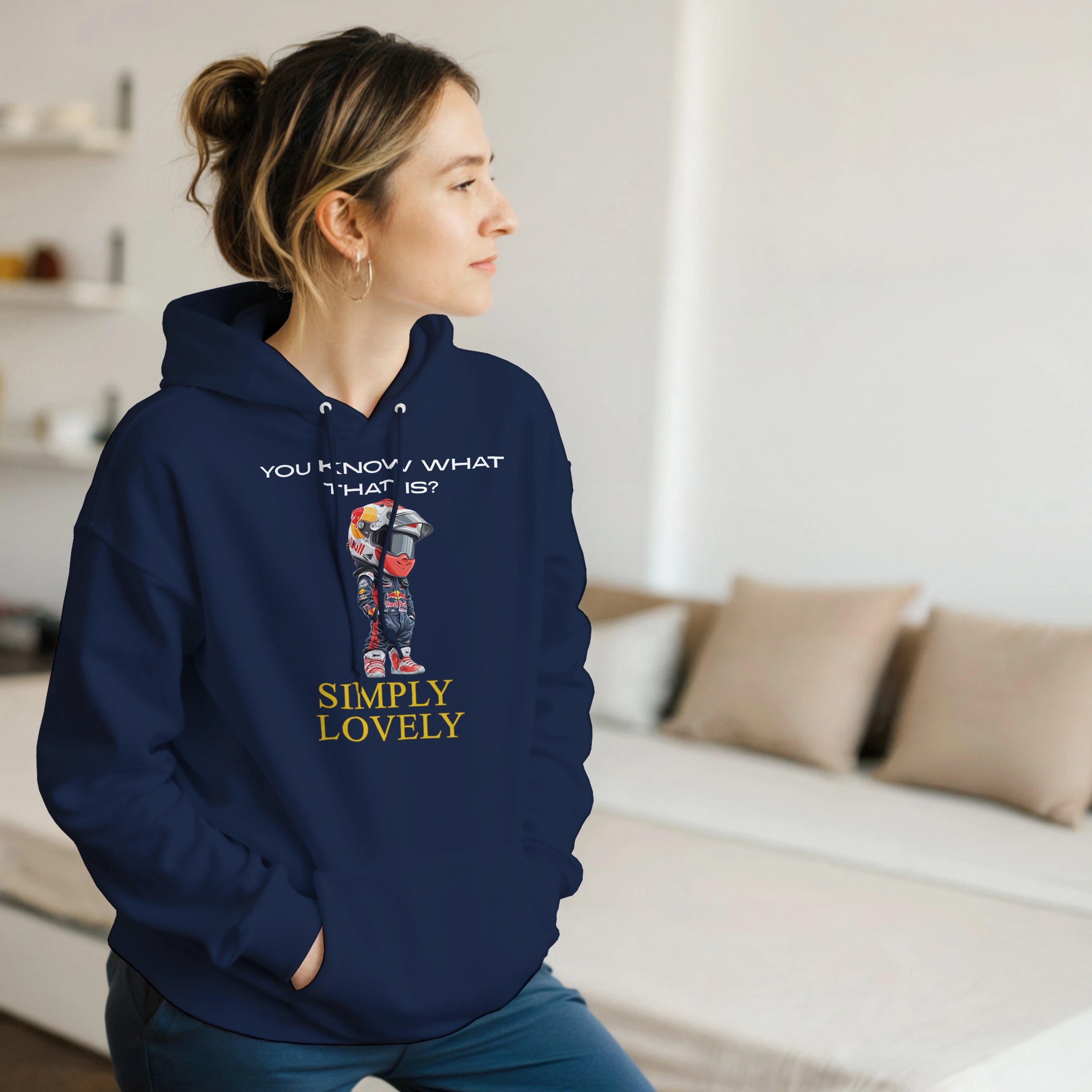 Simply Lovely: Unisex Pullover Hoodie