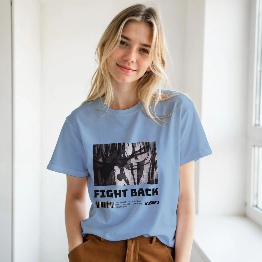 Fight Back - Light: Unisex Crewneck Tee