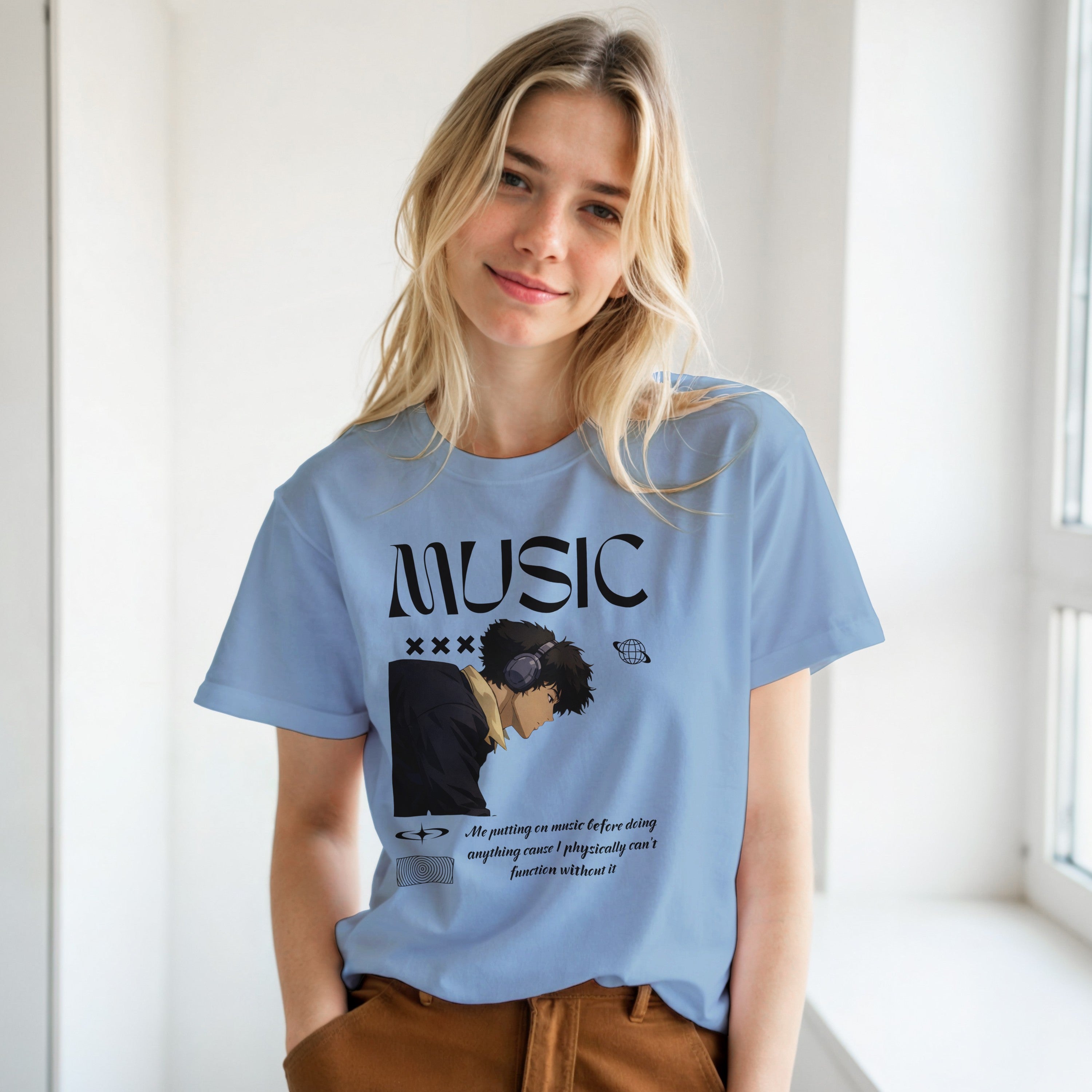Music Isn’t a Phase : Unisex Crewneck Tee