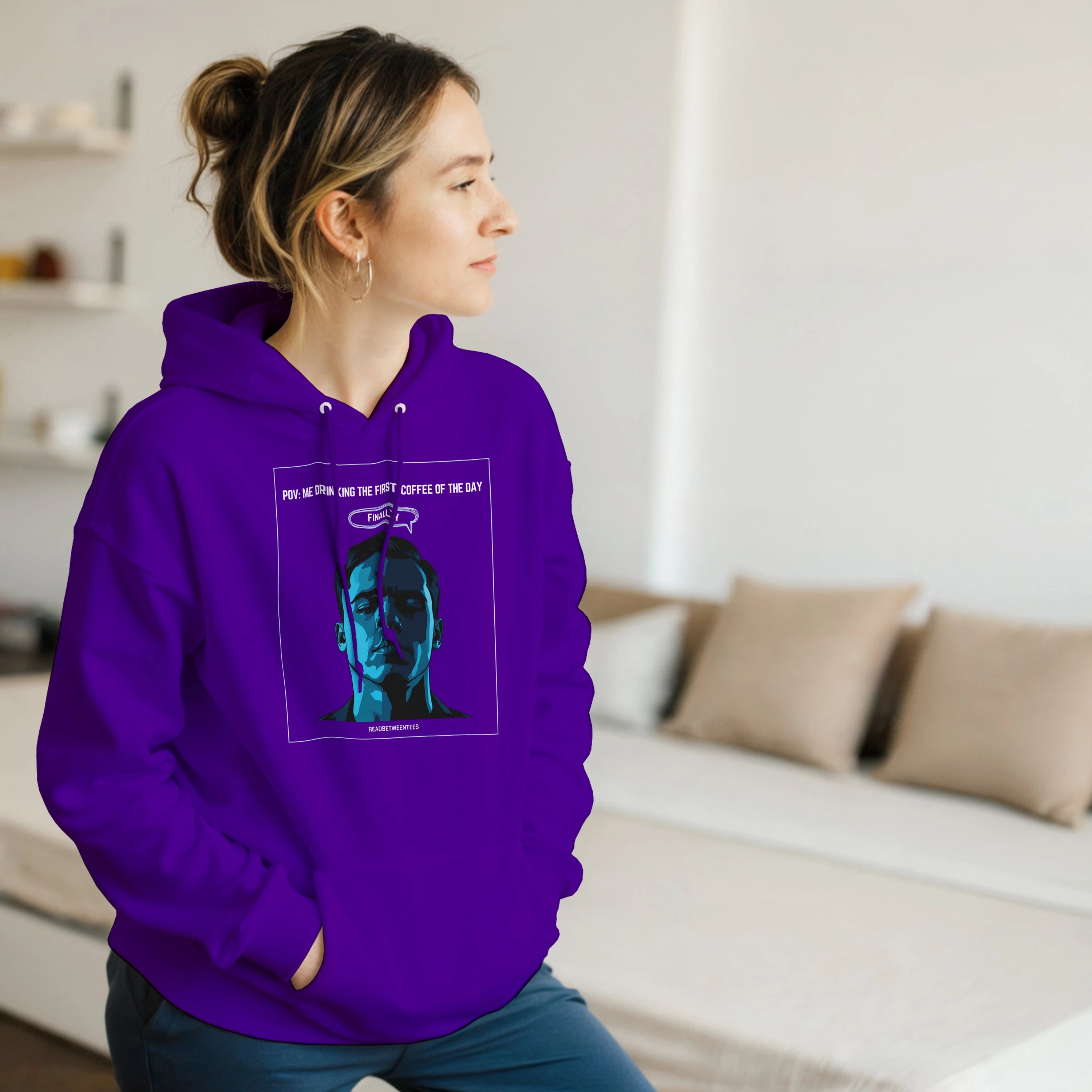 Finally Awake: Unisex Pullover Hoodie