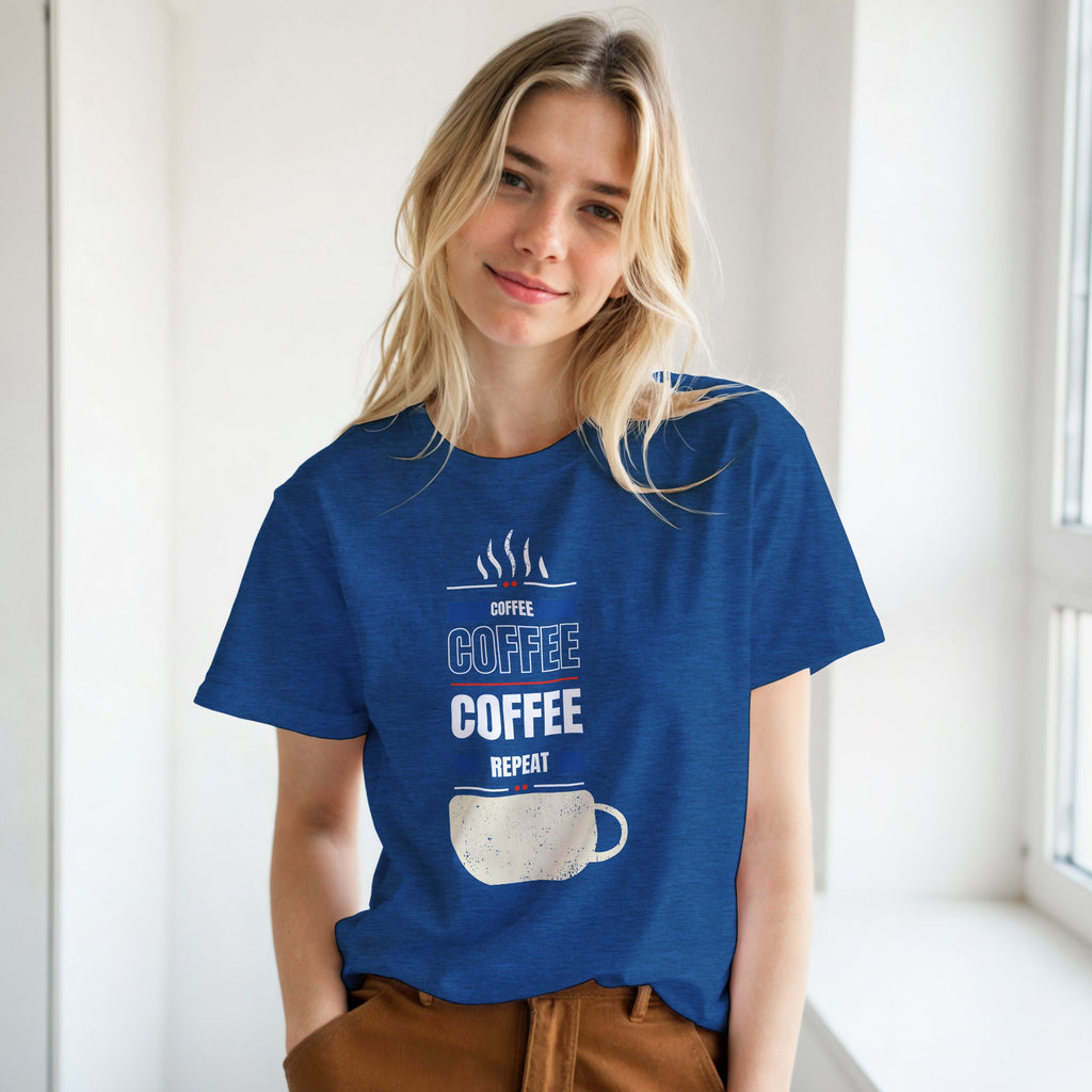 Fueled by Coffee: Unisex Crewneck Tee