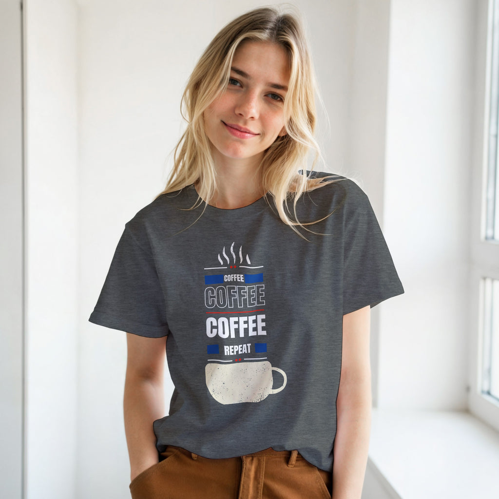 Fueled by Coffee: Unisex Crewneck Tee