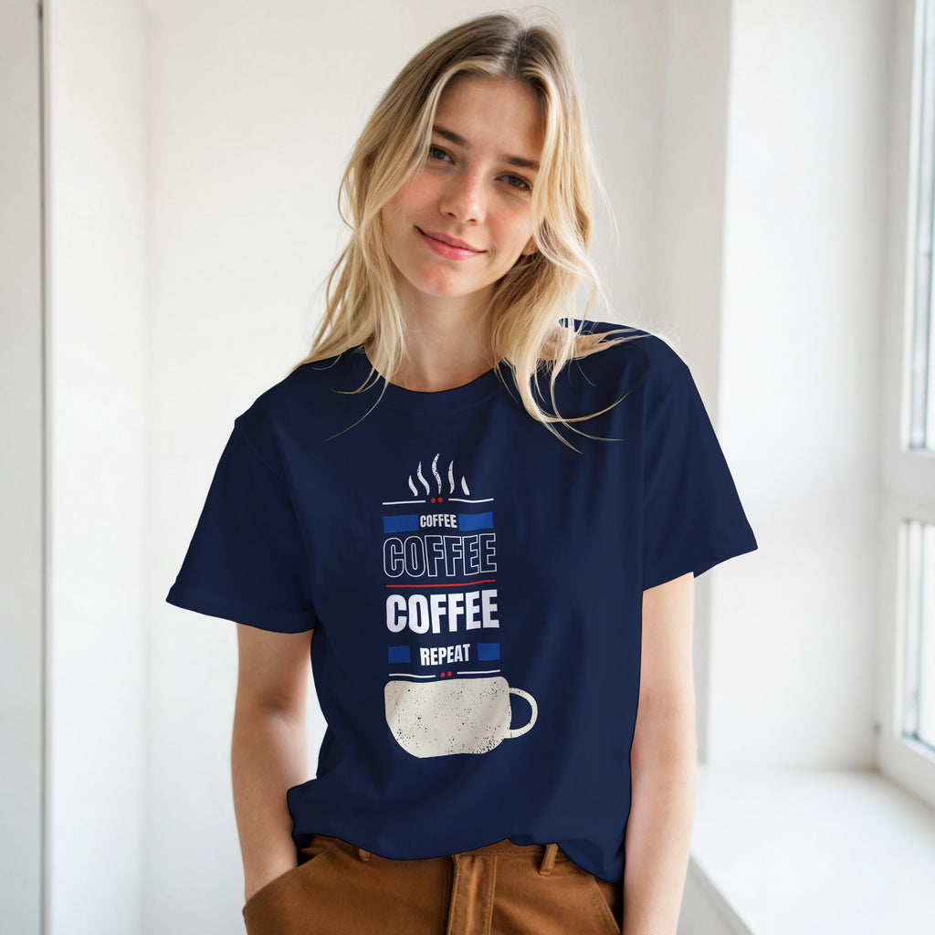 Fueled by Coffee: Unisex Crewneck Tee