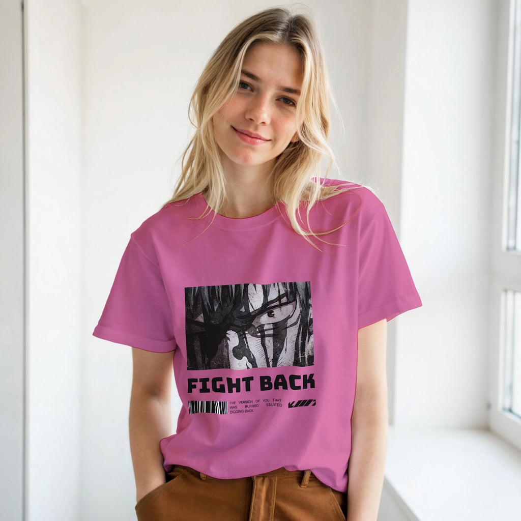 Fight Back - Light: Unisex Crewneck Tee