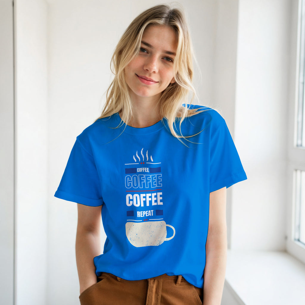 Fueled by Coffee: Unisex Crewneck Tee