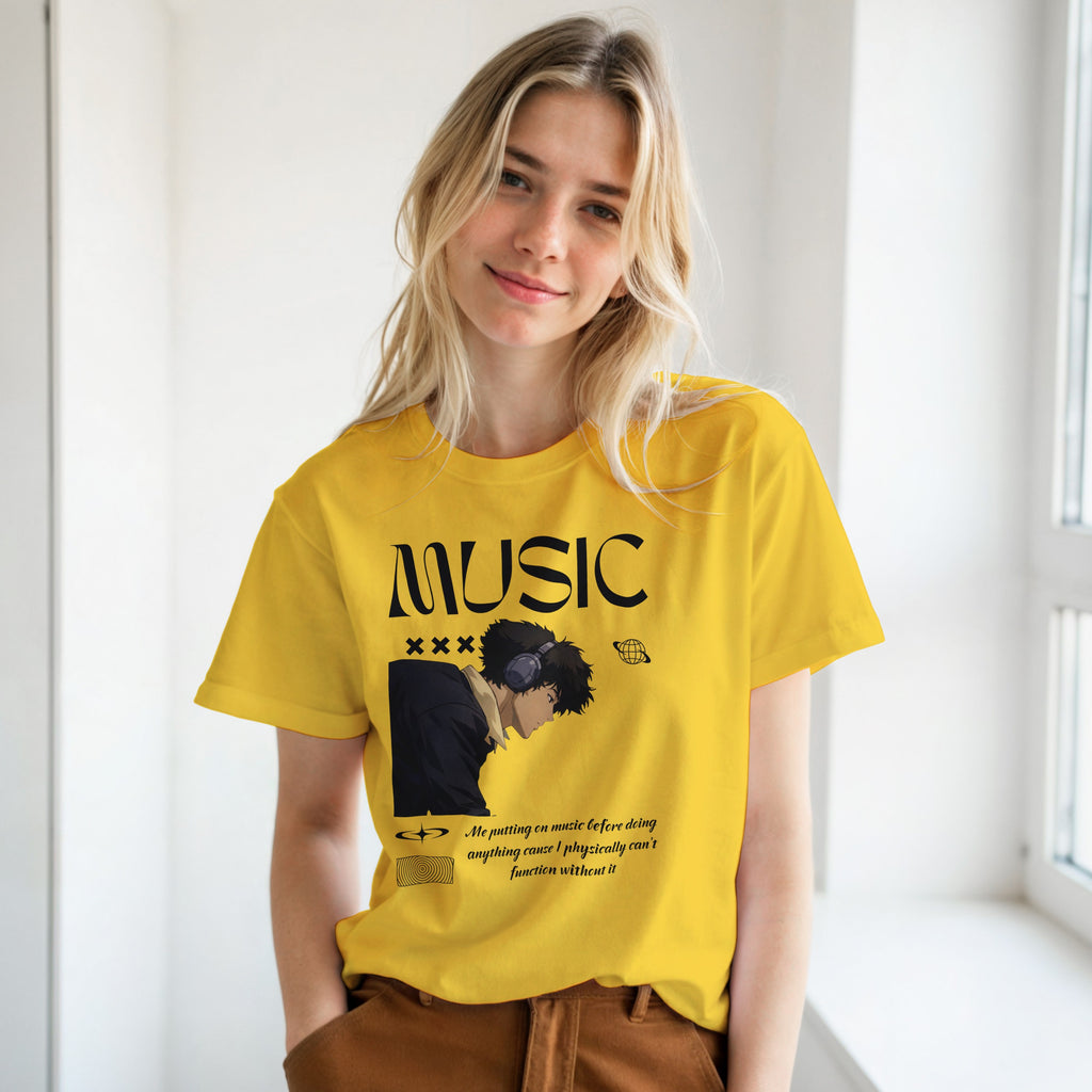 Music Isn’t a Phase : Unisex Crewneck Tee