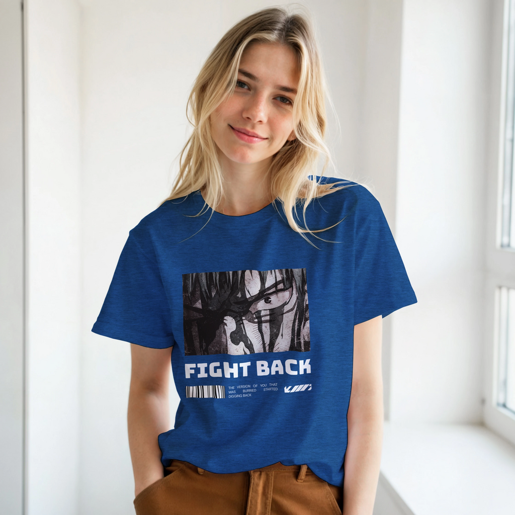 Fight Back - Dark: Unisex Crewneck Tee