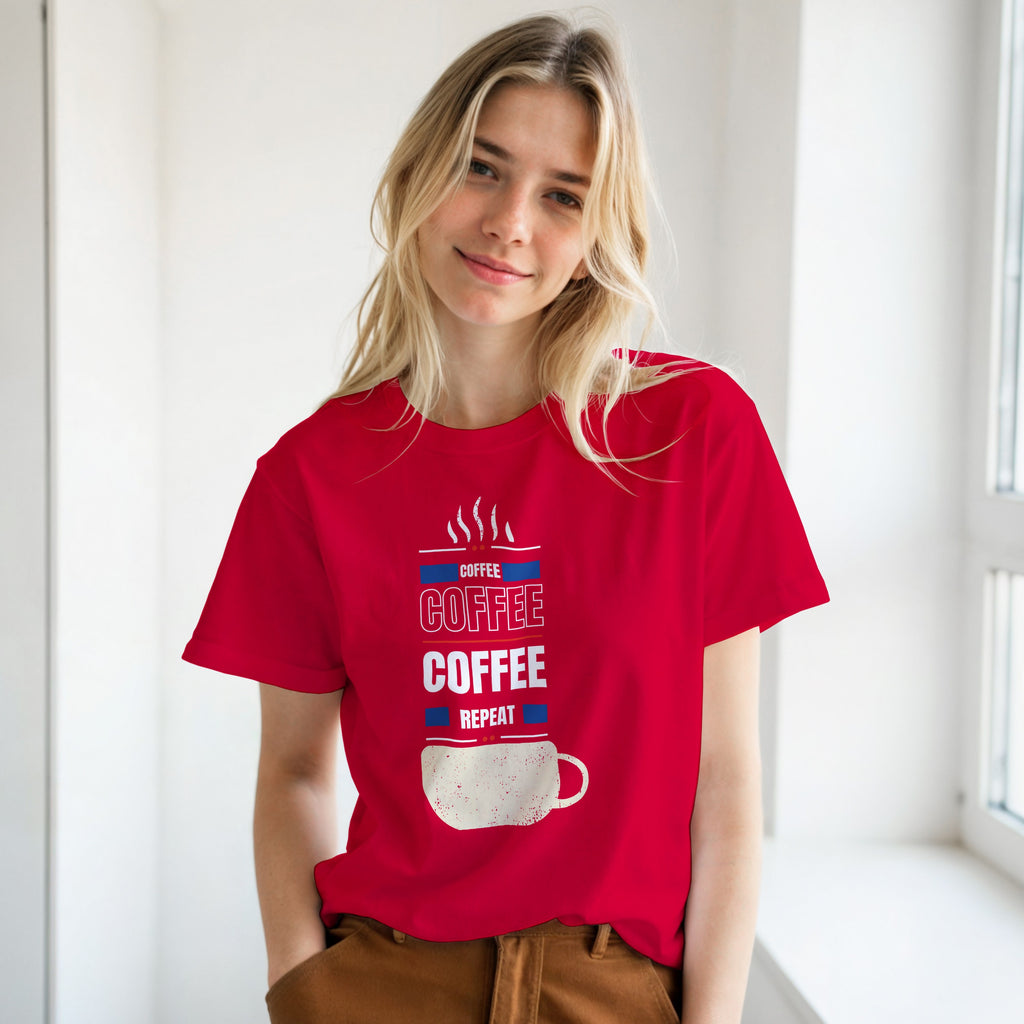 Fueled by Coffee: Unisex Crewneck Tee