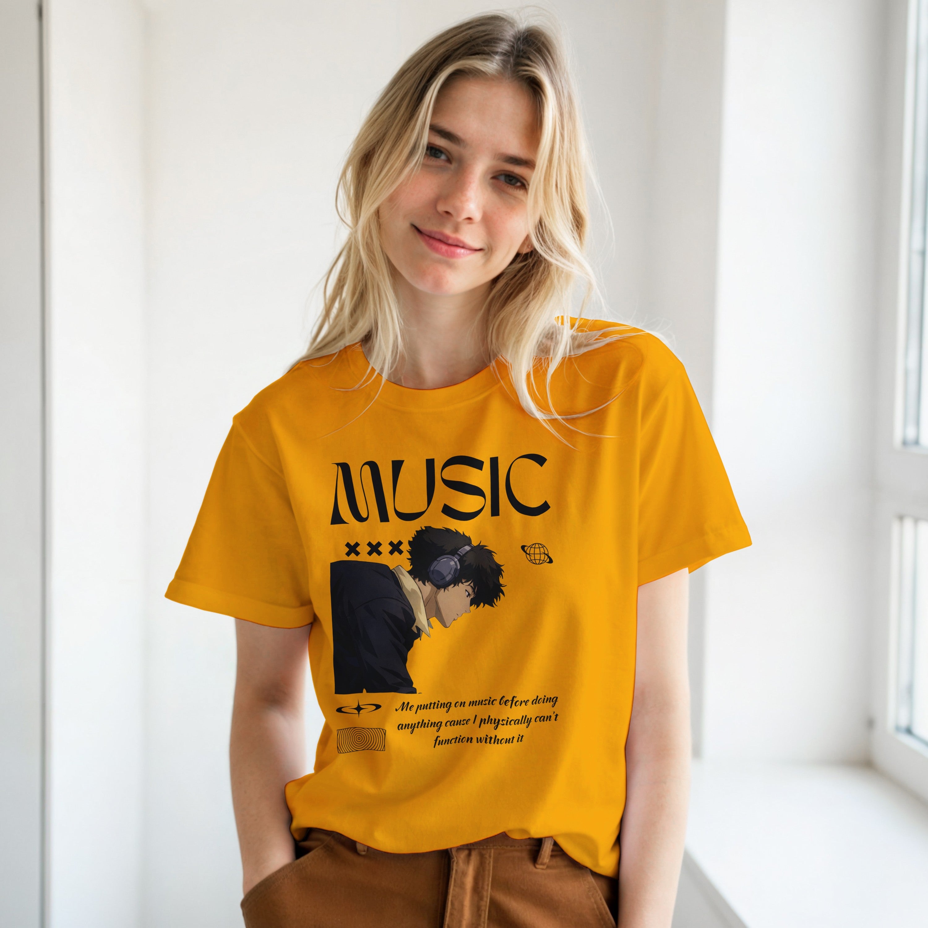 Music Isn’t a Phase : Unisex Crewneck Tee